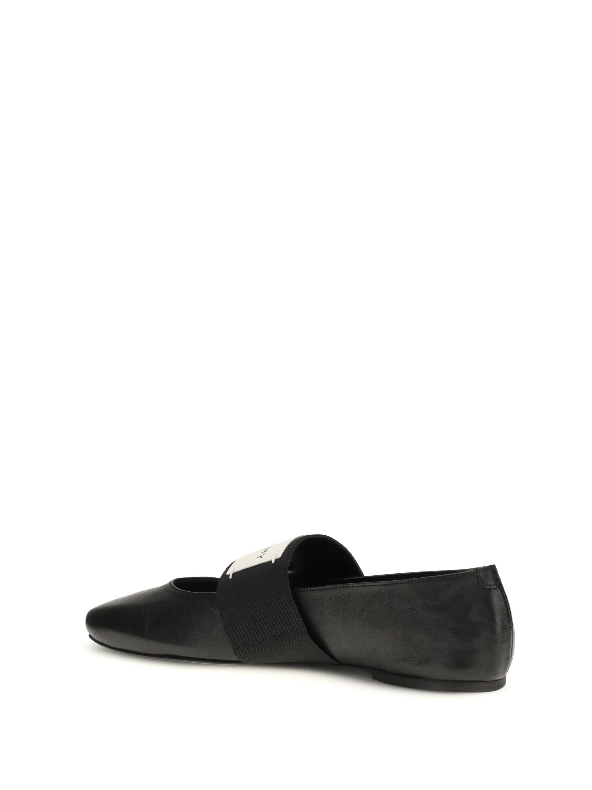 Givenchy Leather Sliced Square Ballerinas Size US 6 / IT 36 - 3 Thumbnail