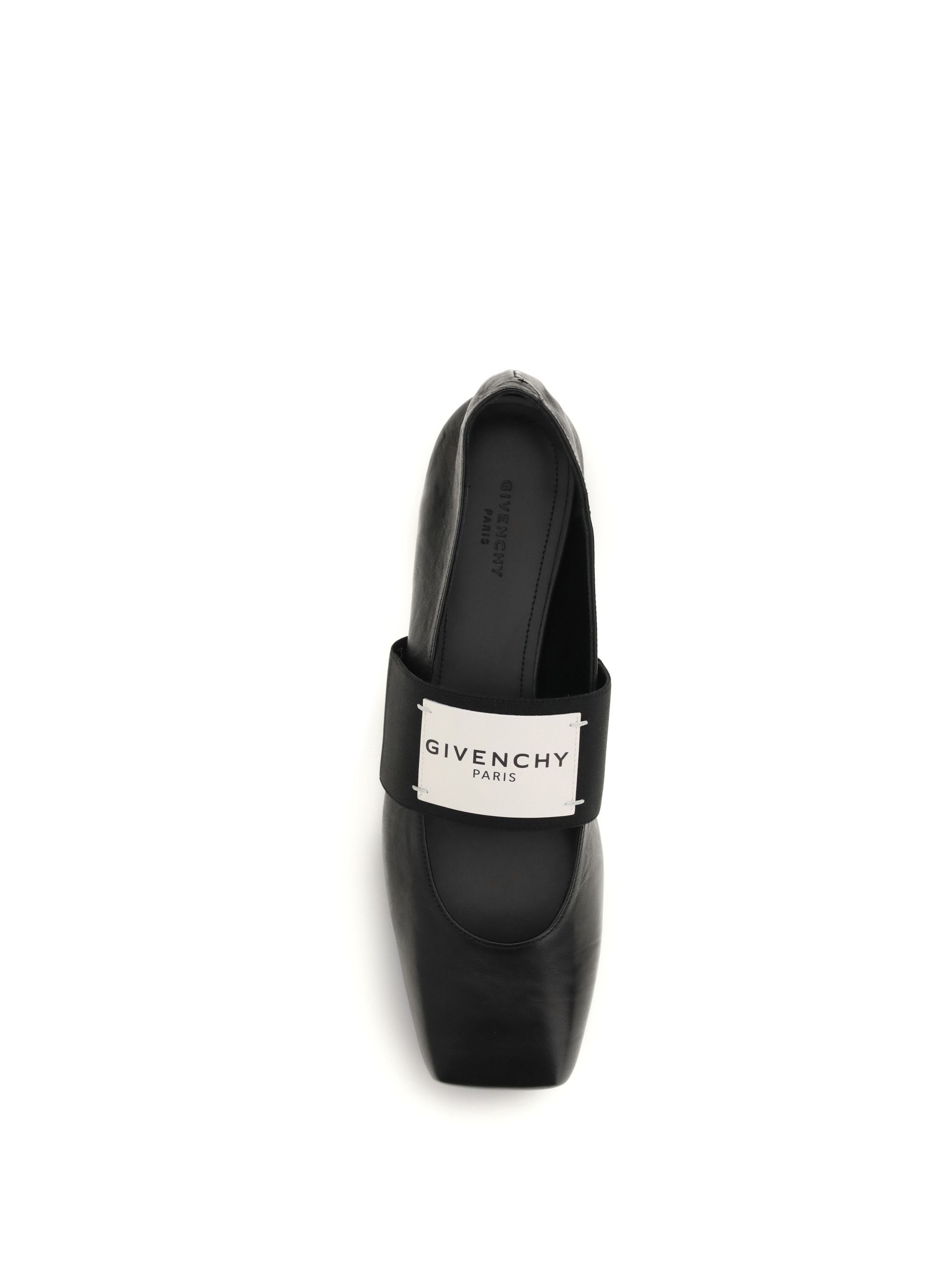Givenchy Leather Sliced Square Ballerinas Size US 7 / IT 37 - 4 Thumbnail
