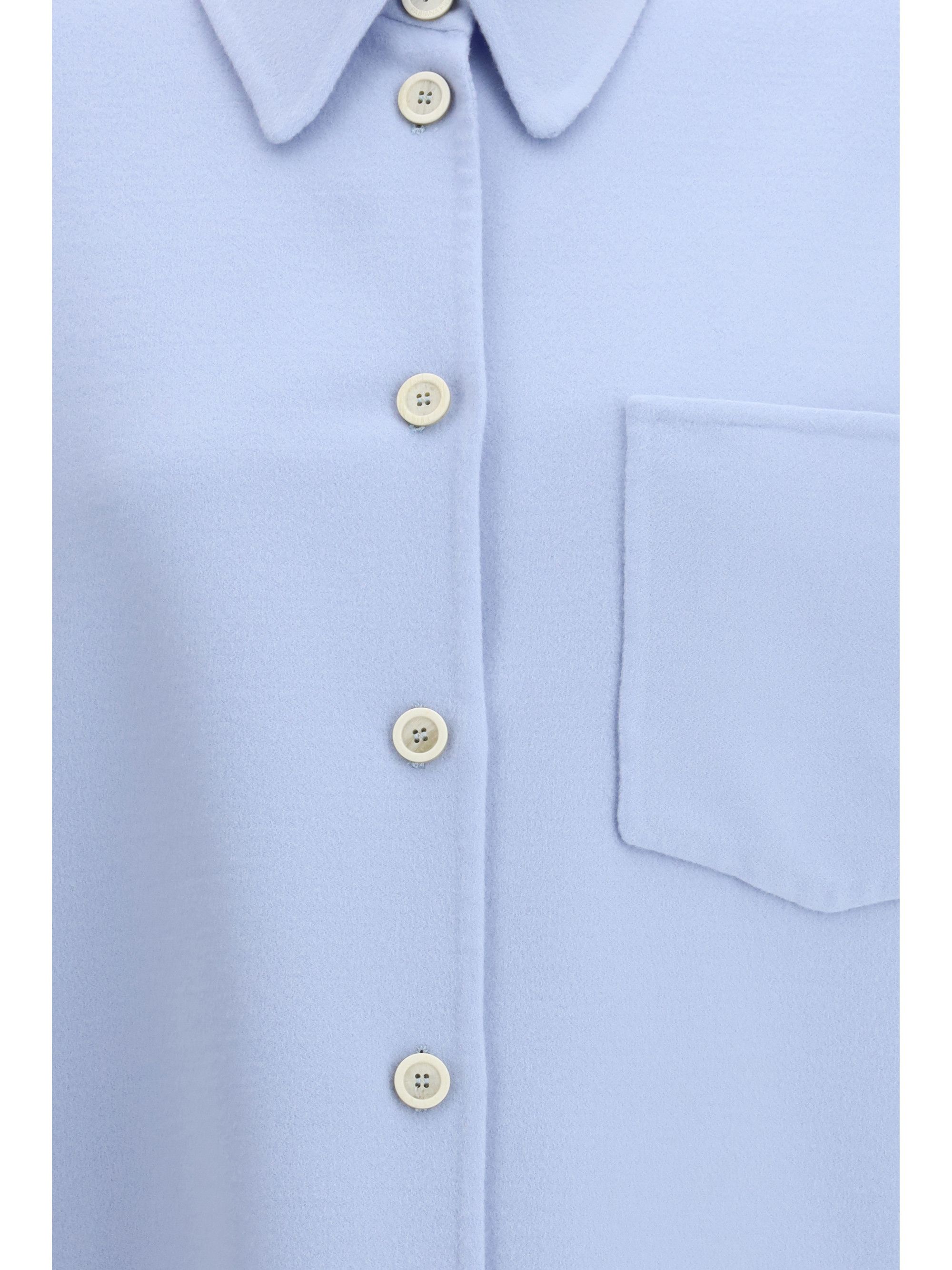 Fabiana Filippi Long Shirt in double wool Size M / US 6-8 / IT 42-44 - 3 Thumbnail
