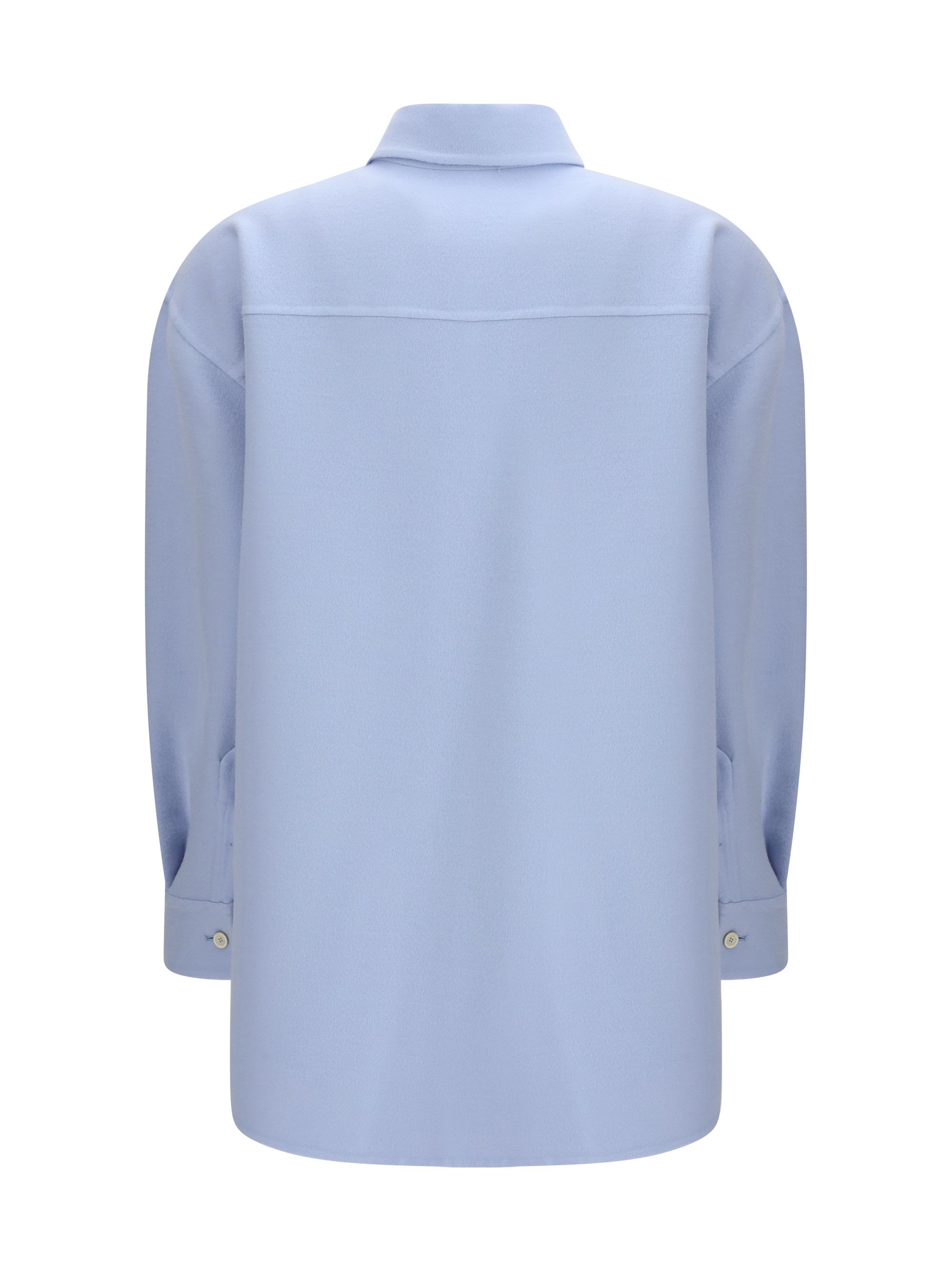 Fabiana Filippi Long Shirt in double wool Size M / US 6-8 / IT 42-44 - 2 Thumbnail