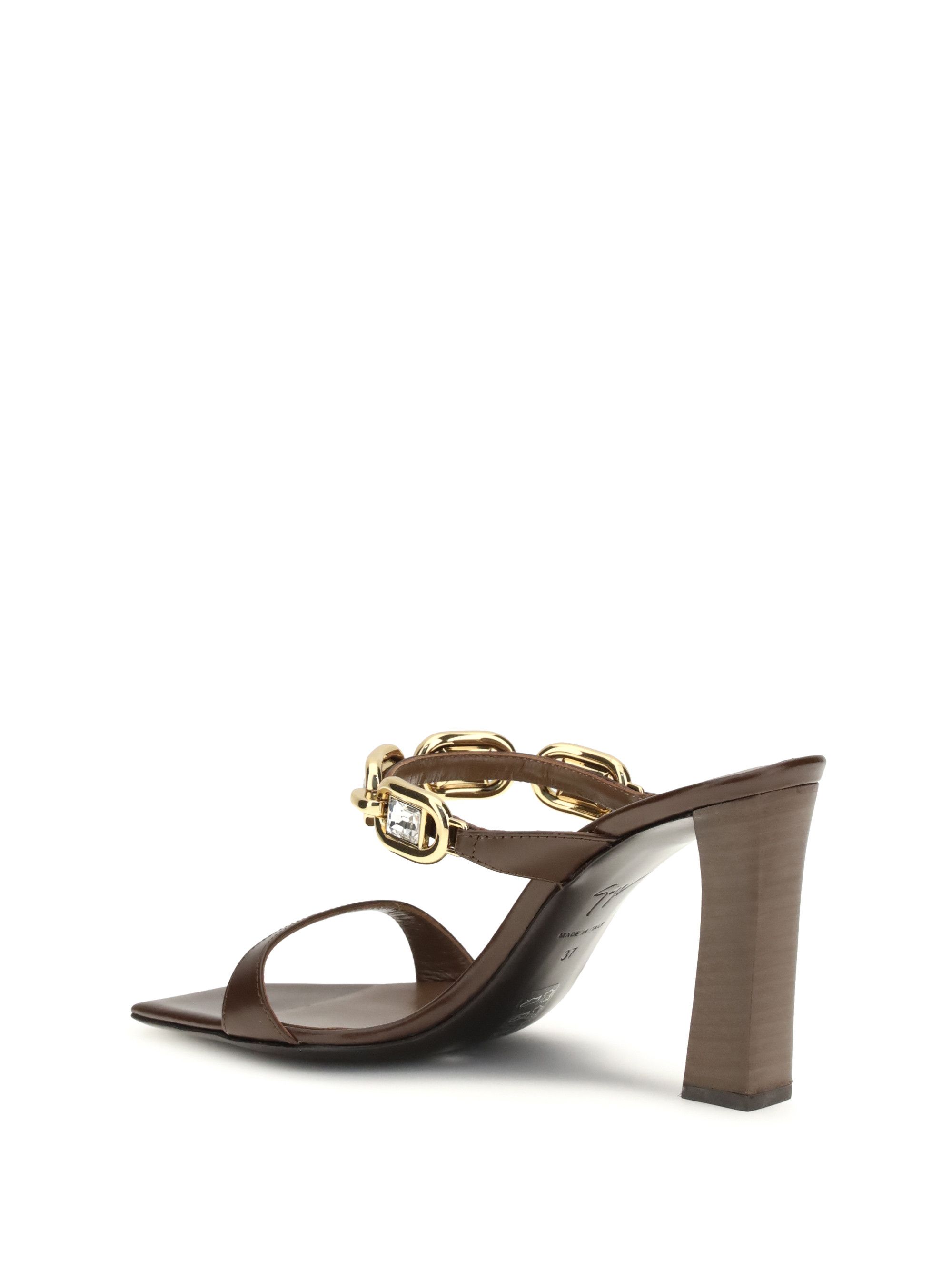 Giuseppe Zanotti Muse Mules Sandals Size US 9 / IT 39 - 3 Thumbnail