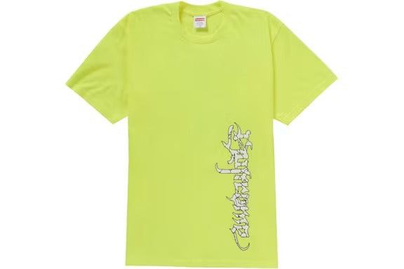 Supreme Satan Tee Fluorescent Yellow Size US M / EU 48-50 / 2 - 2 Thumbnail