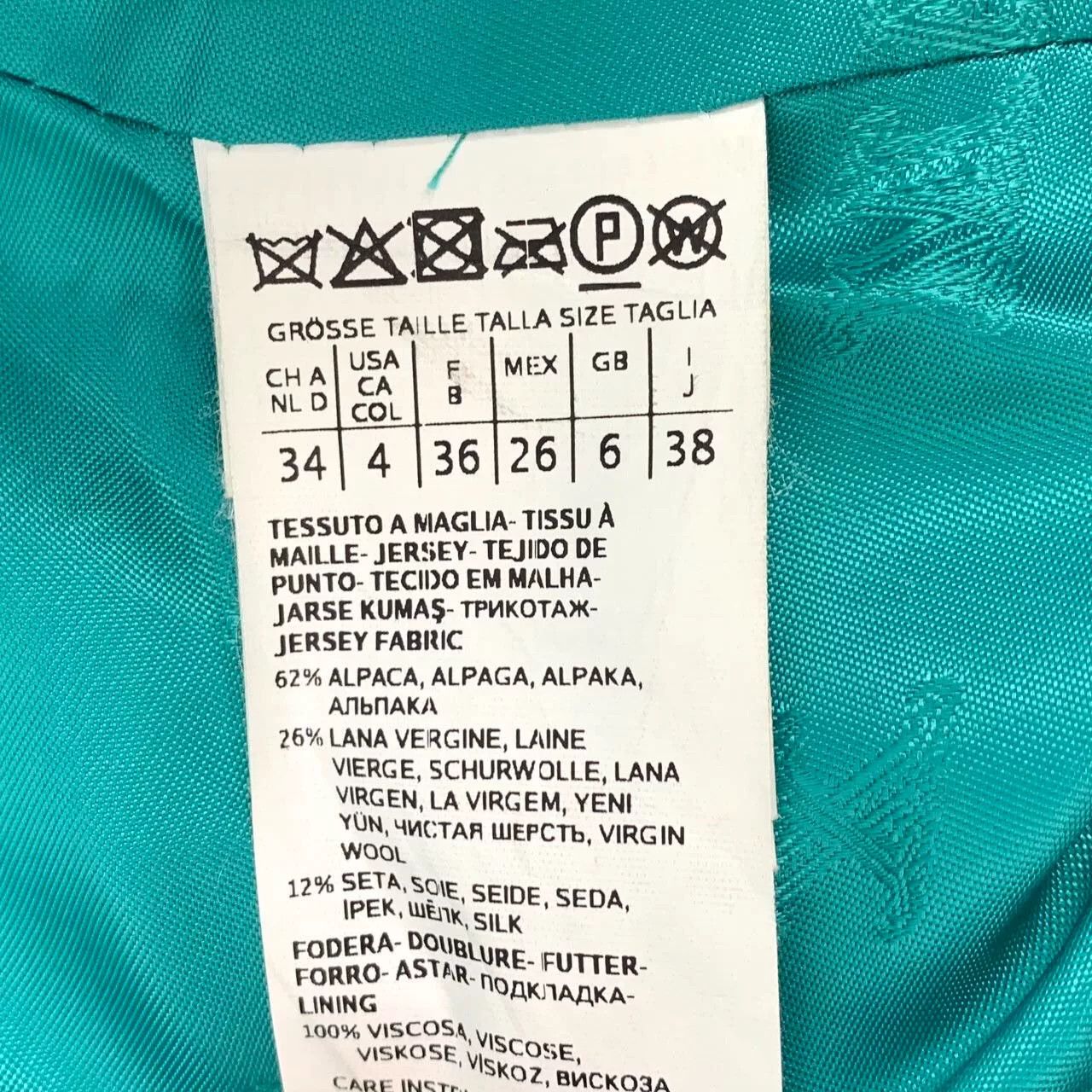 Max Mara maxmara turquoise teddy double-breasted coat Size US M / EU 48-50 / 2 - 6 Thumbnail