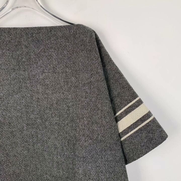 Dior christian dior gray striped wool poncho coat Size US S / EU 44-46 / 1 - 3 Thumbnail
