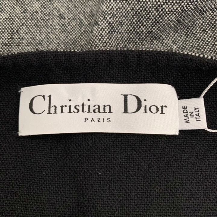 Dior christian dior gray striped wool poncho coat Size US S / EU 44-46 / 1 - 5 Thumbnail