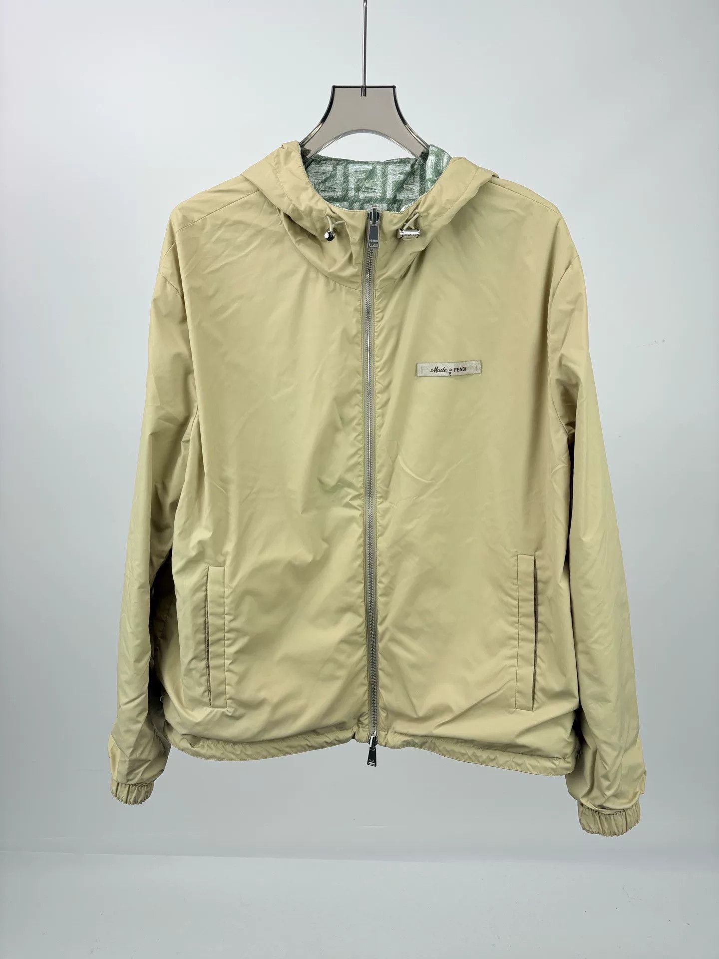 Fendi reversible hooded jacket with Fendi logo Size US L / EU 52-54 / 3 - 3 Thumbnail