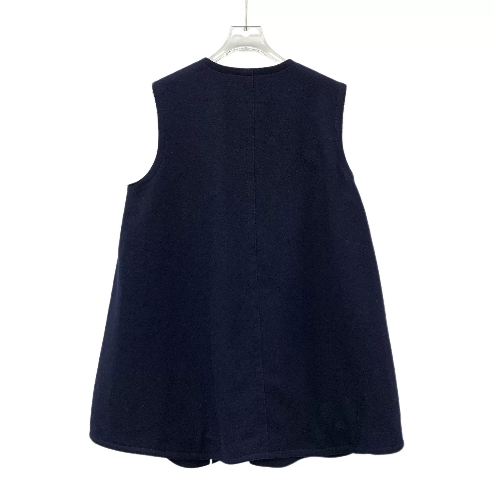 Fendi fendi navy wool sleeveless vest with pockets Size US M / EU 48-50 / 2 - 2 Thumbnail