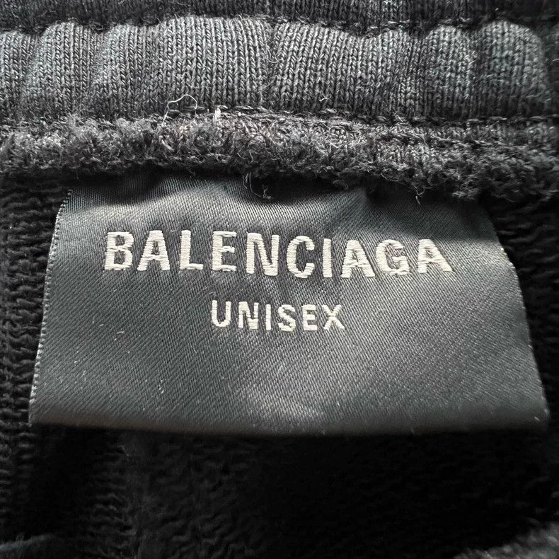 Balenciaga Balenciaga Distressed Logo Print Pants Size US 26 / EU 42 - 5 Thumbnail