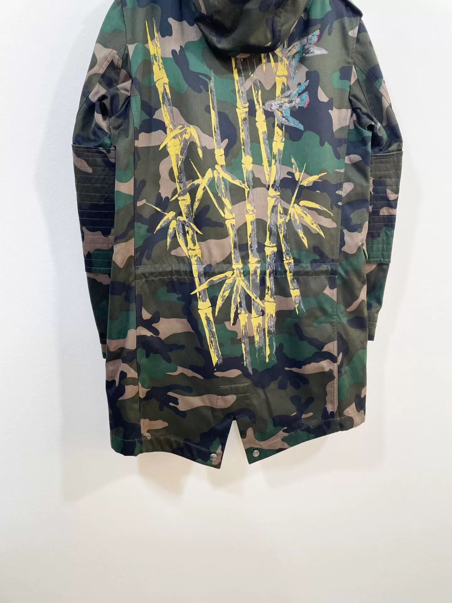 Valentino VALENTINO Mid-Length Camouflage Coat Size US XL / EU 56 / 4 - 6 Thumbnail