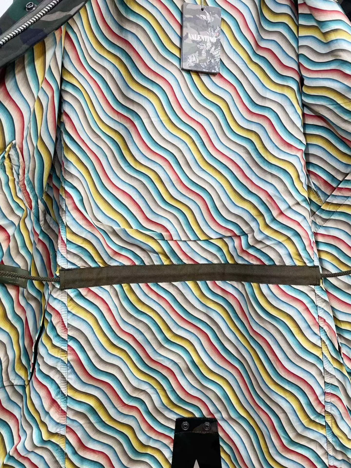 Valentino VALENTINO Mid-Length Camouflage Coat Size US XL / EU 56 / 4 - 7 Thumbnail
