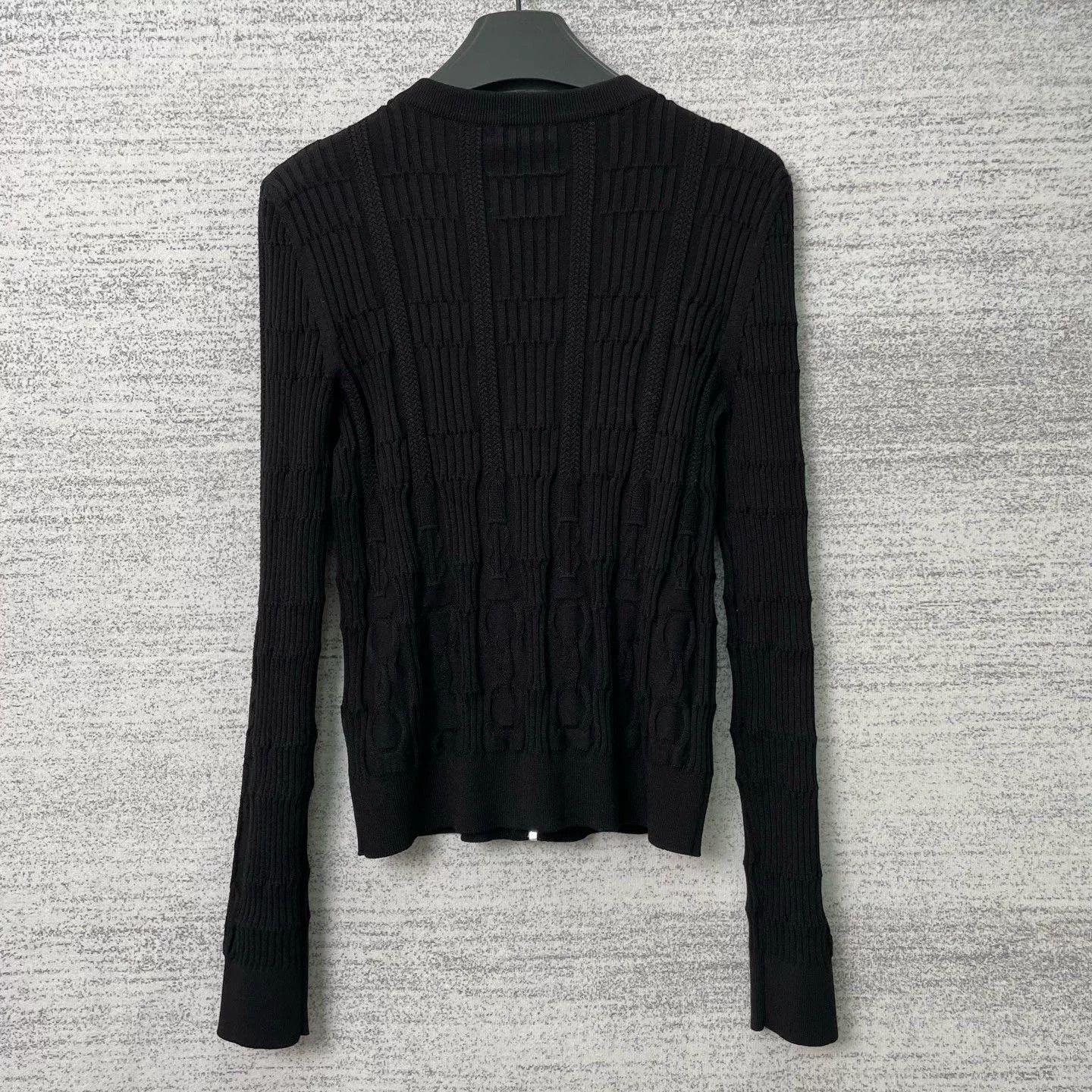 Hermes hermes ribbed knit zip-up cardigan Size US M / EU 48-50 / 2 - 2 Thumbnail