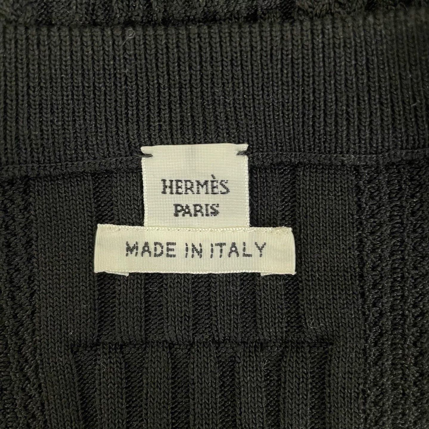 Hermes hermes ribbed knit zip-up cardigan Size US M / EU 48-50 / 2 - 3 Thumbnail