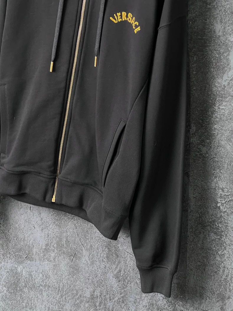 Versace VERSACE Multi-Embroidered Cotton Hoodie Size US XS / EU 42 / 0 - 4 Thumbnail