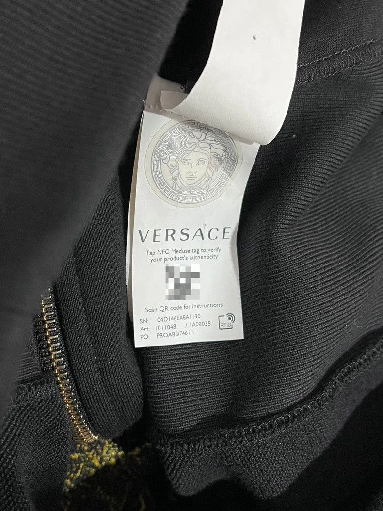 Versace VERSACE Multi-Embroidered Cotton Hoodie Size US XS / EU 42 / 0 - 7 Thumbnail