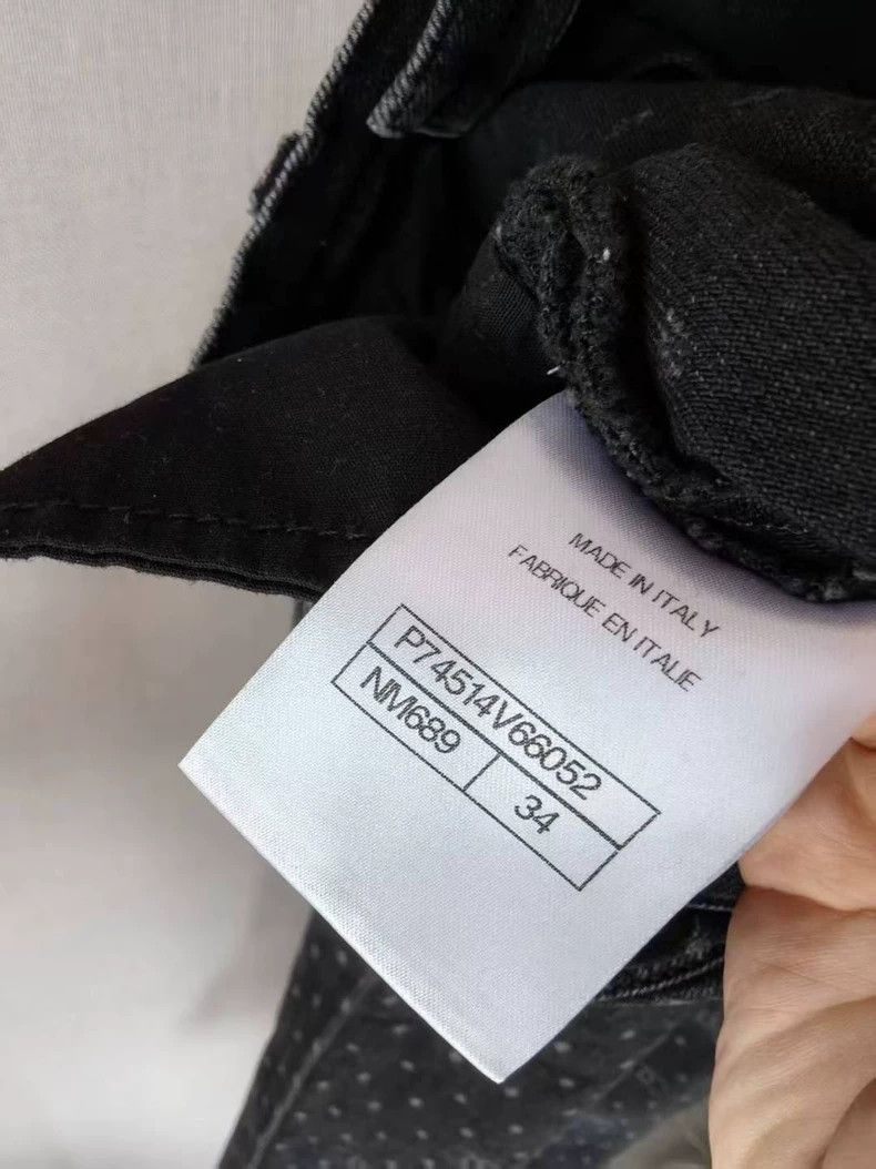 Chanel Chanel Denim Jeans with Logo Print Size US 34 / EU 50 - 3 Thumbnail