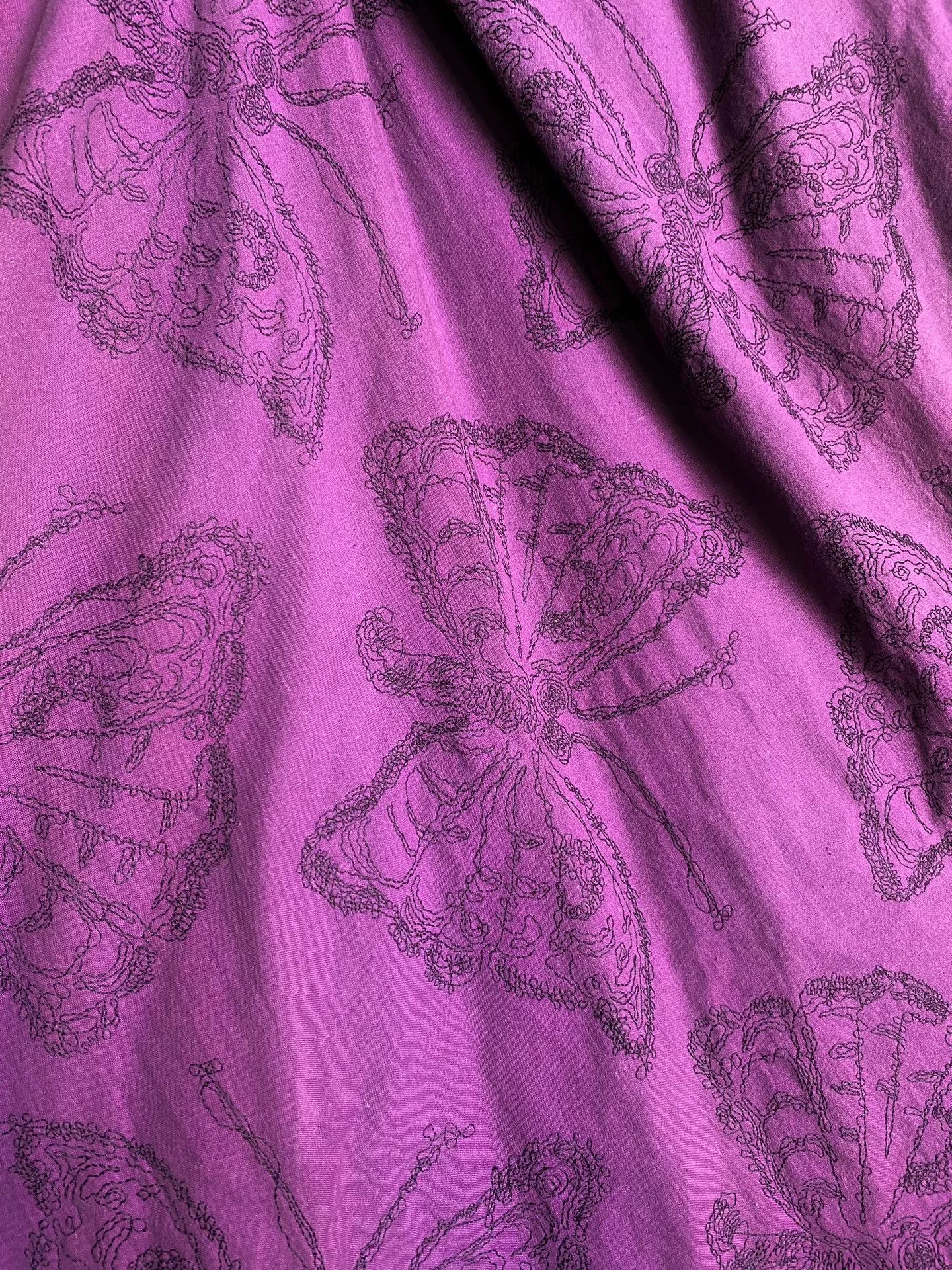 Junya Watanabe unique butterfly embroidered vintage dress Size M / US 6-8 / IT 42-44 - 8 Thumbnail