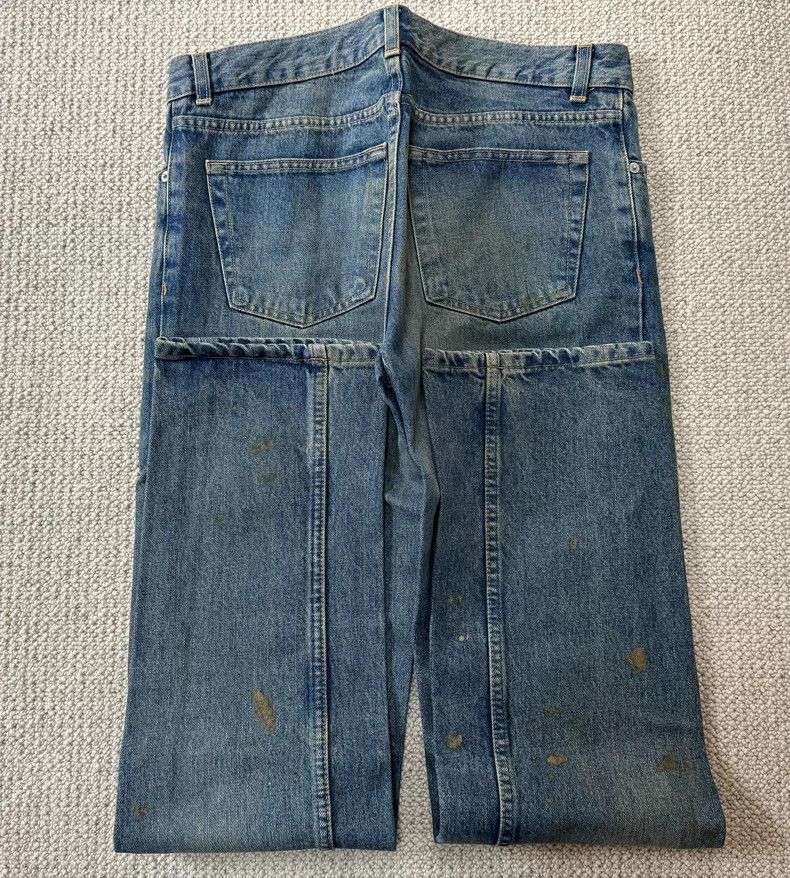 Helmut Lang Helmut Lang Splatter Print Denim Jeans W32 Size US 32 / EU 48 - 3 Thumbnail