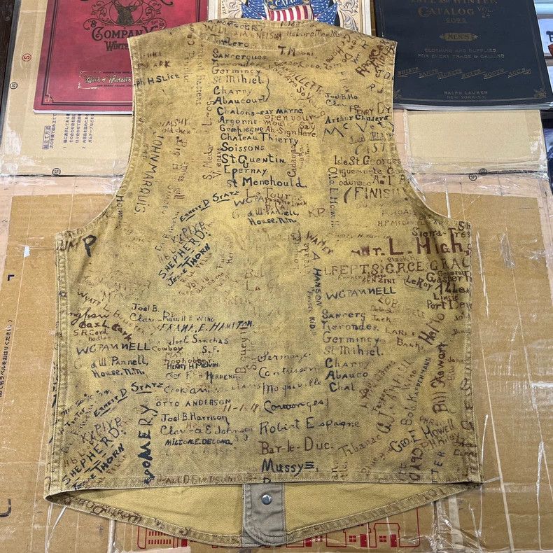 RRL Ralph Lauren RRL Limited Graffiti Vest Size US S / EU 44-46 / 1 - 2 Thumbnail