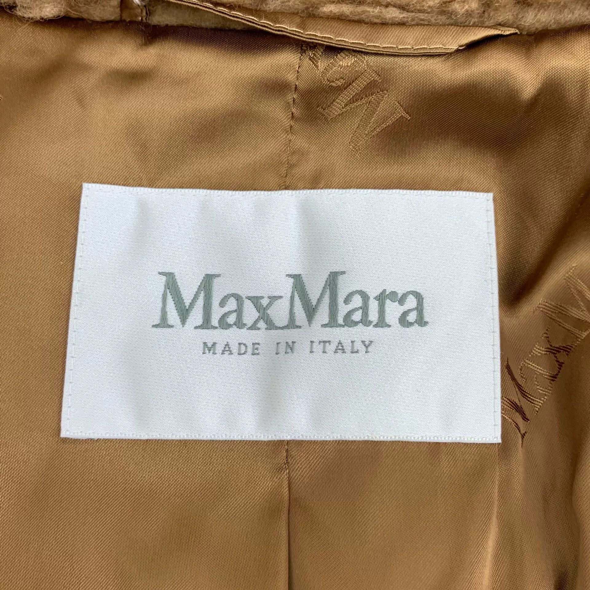 Max Mara brown long sleeve coat from Maxmara Size US M / EU 48-50 / 2 - 5 Thumbnail
