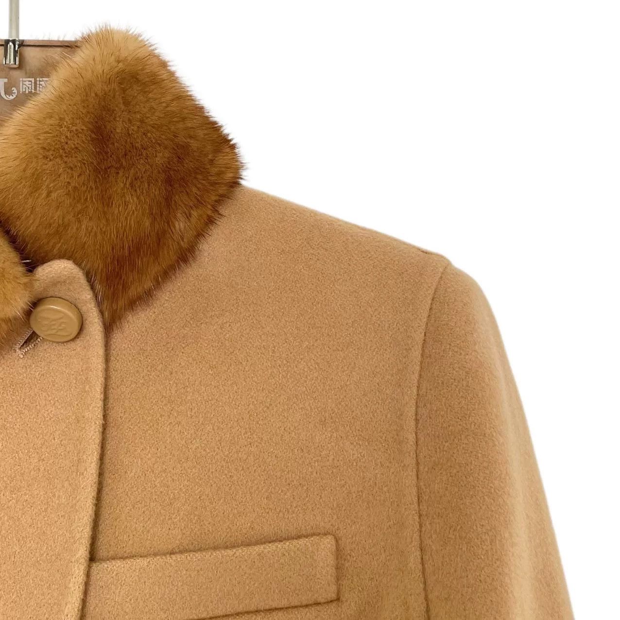 Fendi fendi cashmere coat with mink fur trim Size US S / EU 44-46 / 1 - 3 Thumbnail