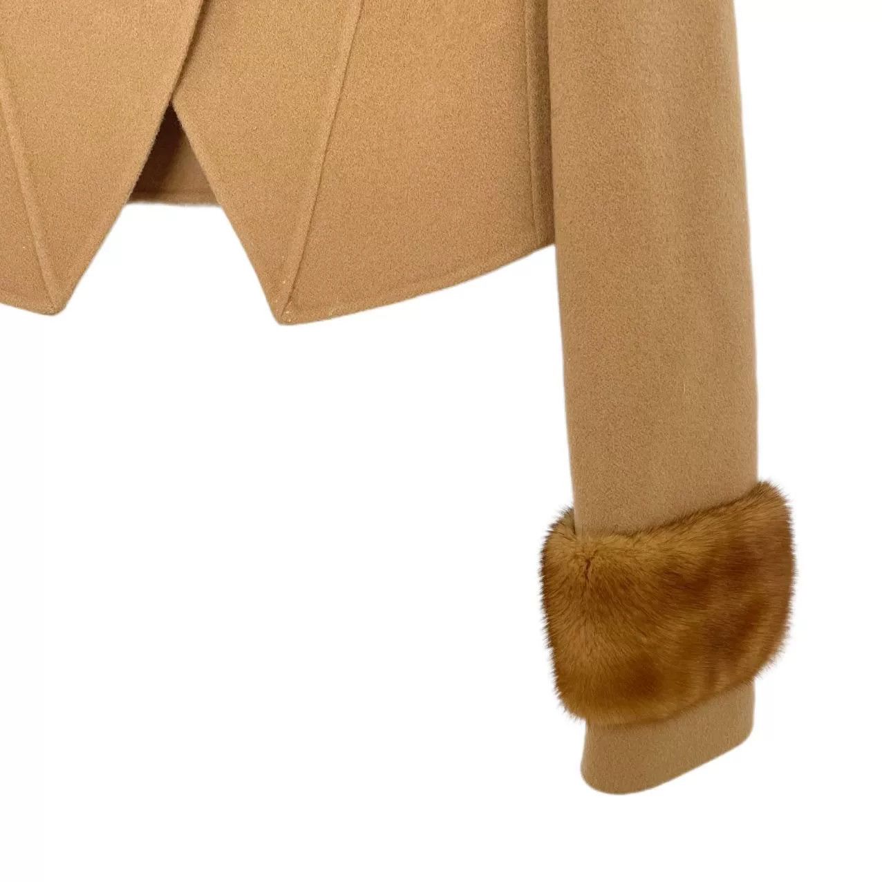 Fendi fendi cashmere coat with mink fur trim Size US S / EU 44-46 / 1 - 4 Thumbnail