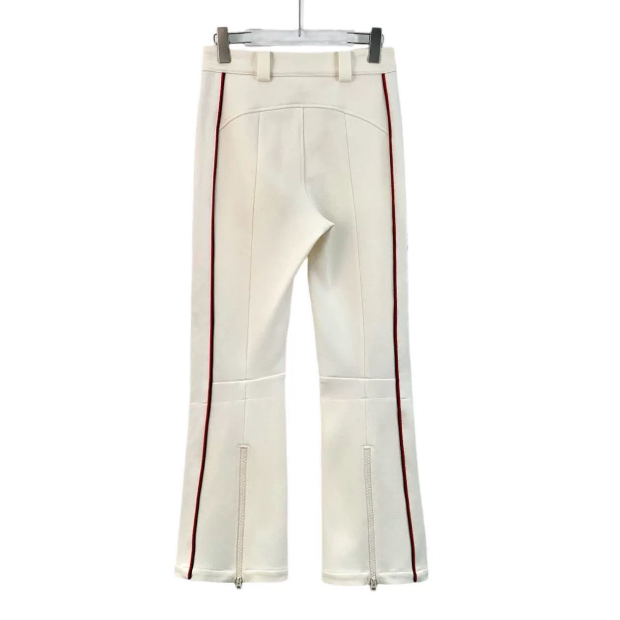 Dior christian dior white striped embroidered pants Size US 38 / EU 54 - 2 Thumbnail