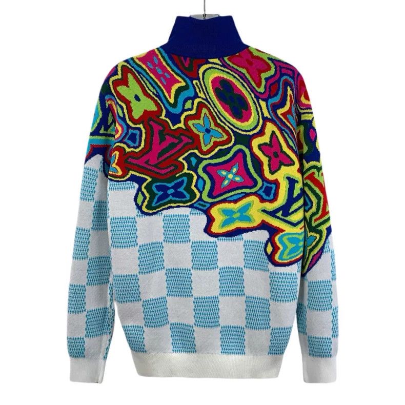 Louis Vuitton Louis Vuitton Monogram Check Print Sweater Size US XS / EU 42 / 0 - 2 Thumbnail