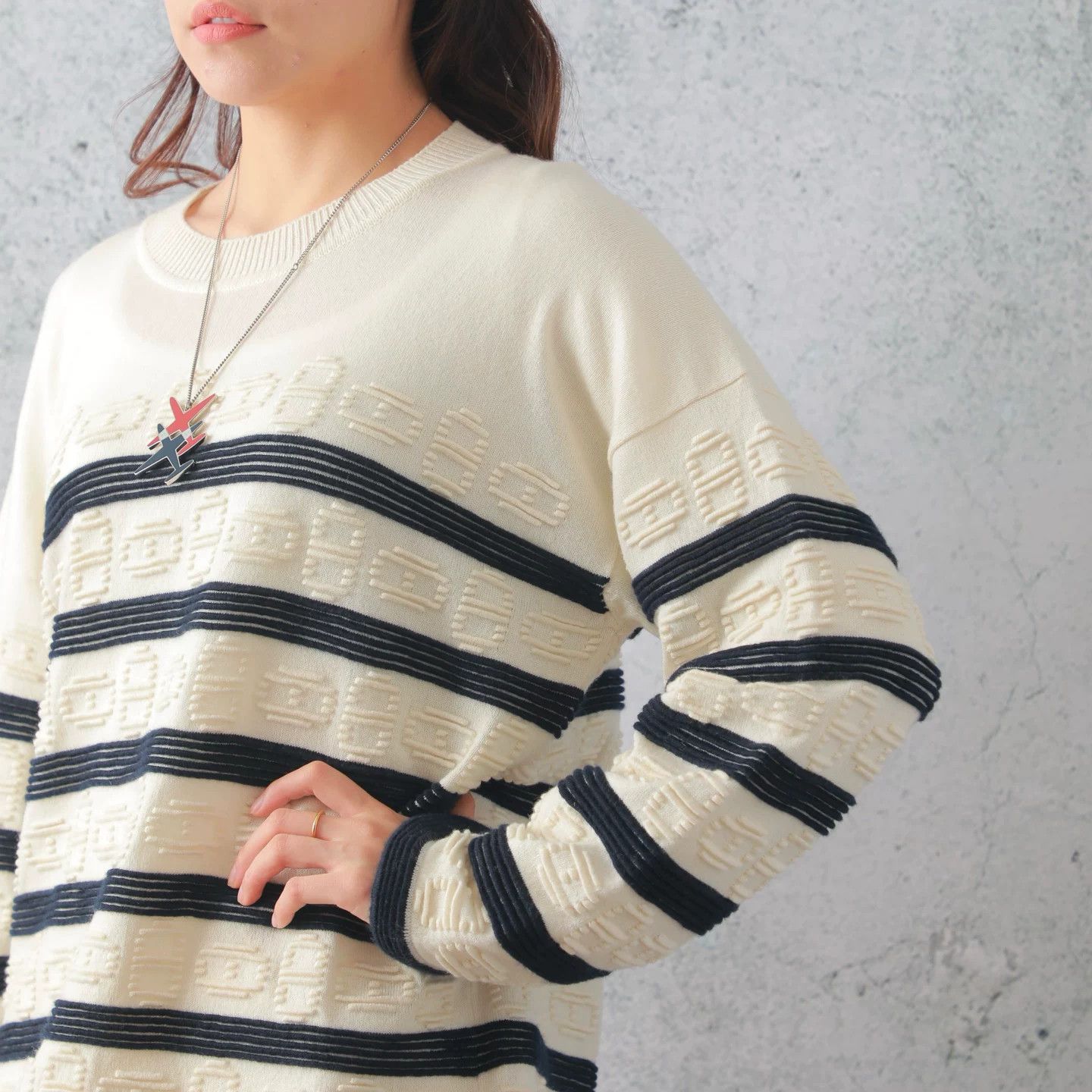 Hermes Hermes Black White Stripe Cashmere Sweater Size US S / EU 44-46 / 1 - 3 Thumbnail
