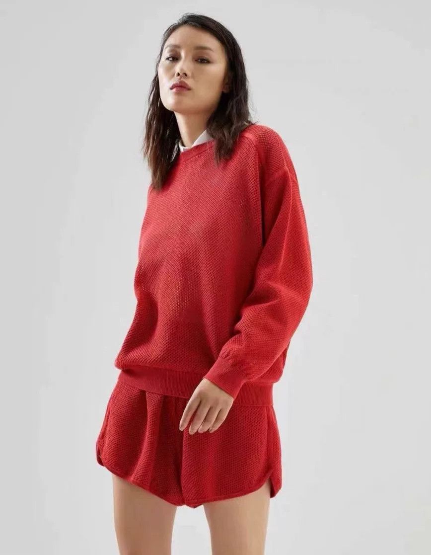 Brunello Cucinelli Brunello Cucinelli Cotton Knit Sweater Size US L / EU 52-54 / 3 - 8 Thumbnail