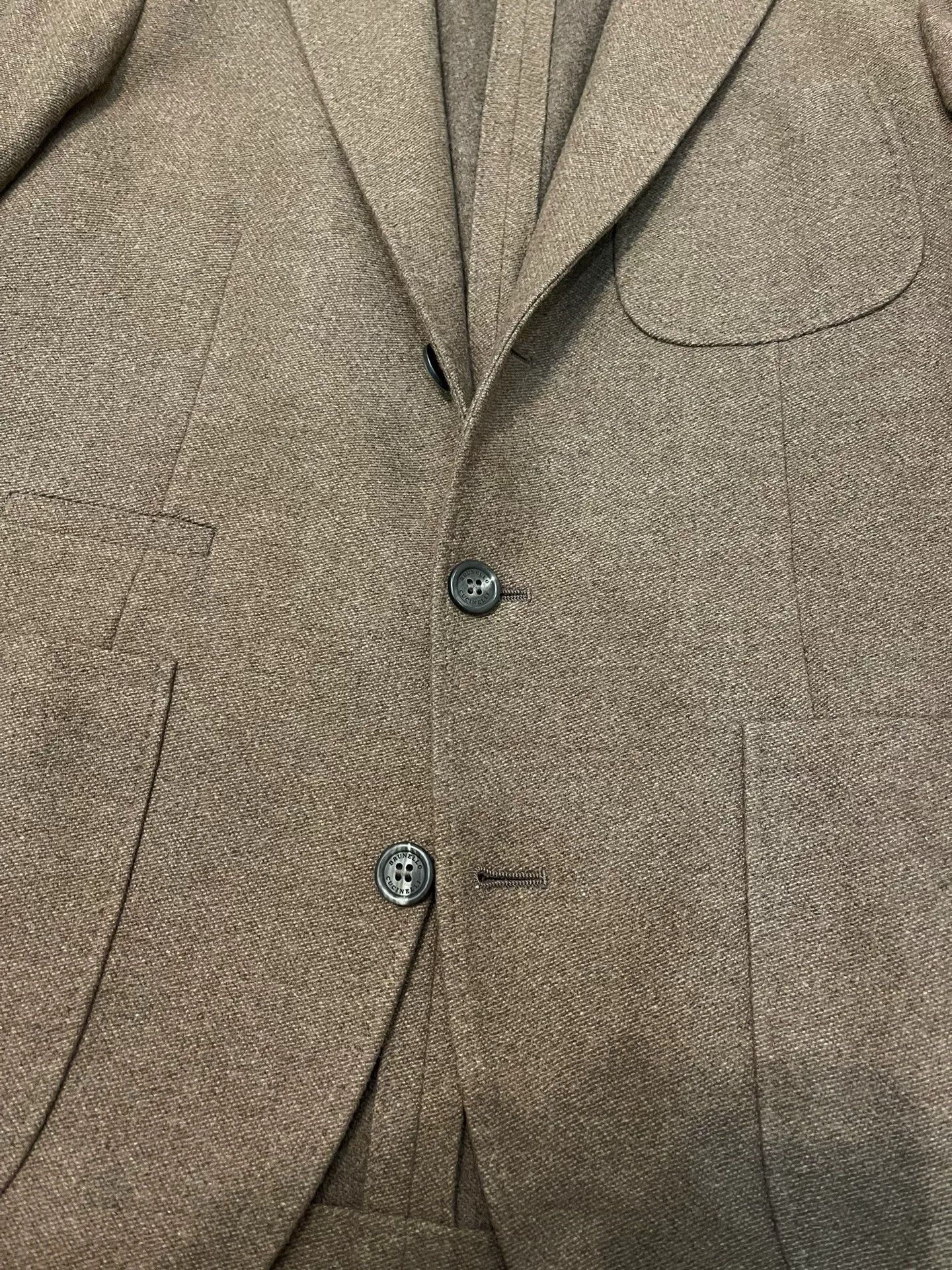 Brunello Cucinelli Brunello Cucinelli Brown Men's Blazer Size US S / EU 44-46 / 1 - 4 Thumbnail