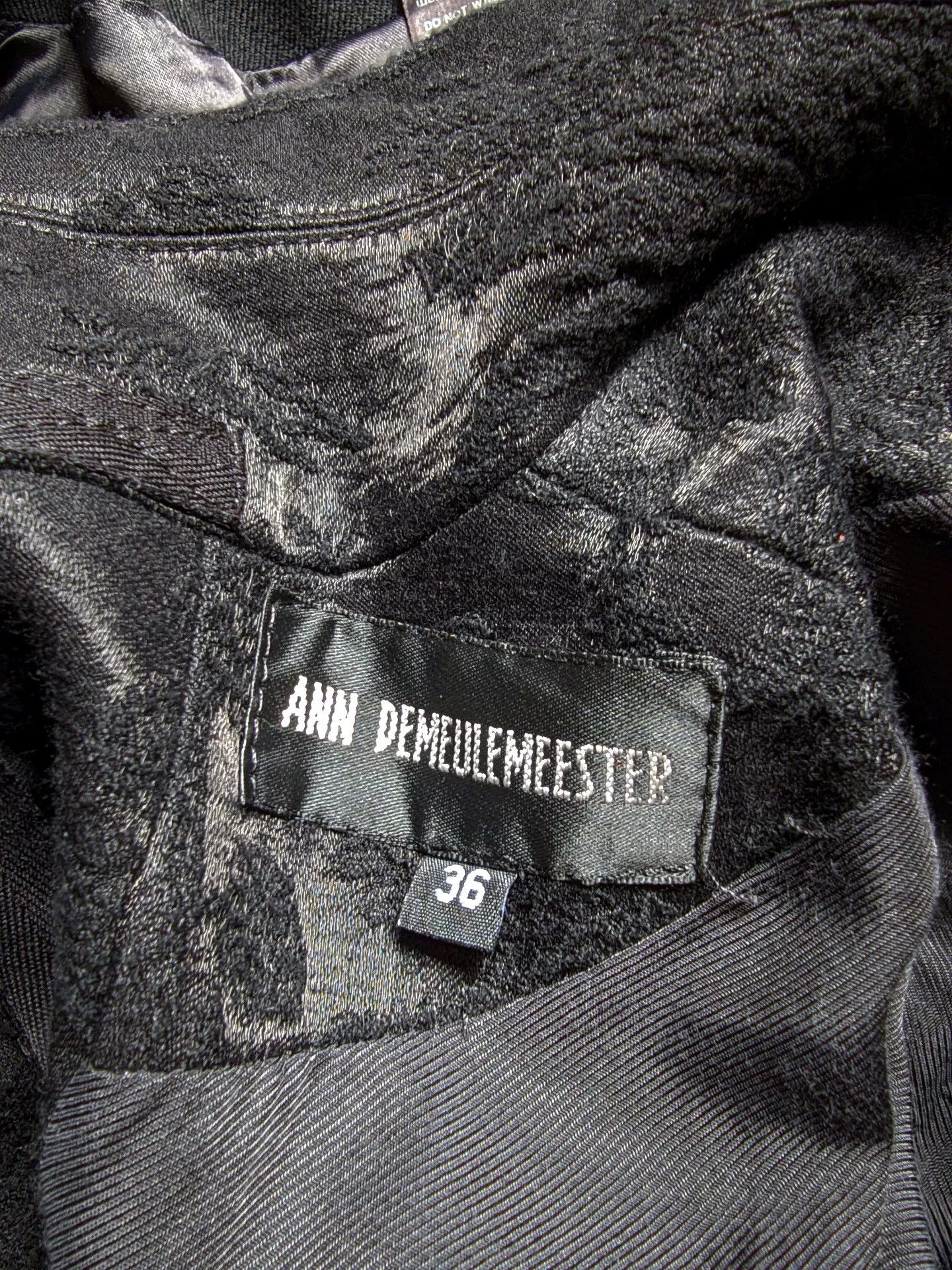 Ann Demeulemeester Ann Demeulemeester Women's Embroidered Coat Size US XL / EU 56 / 4 - 8 Thumbnail