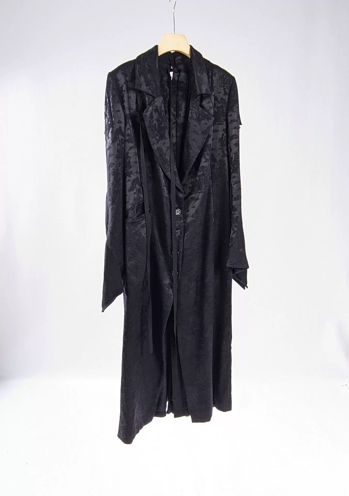 Ann Demeulemeester Ann Demeulemeester Women's Embroidered Coat Size US XL / EU 56 / 4 - 2 Thumbnail