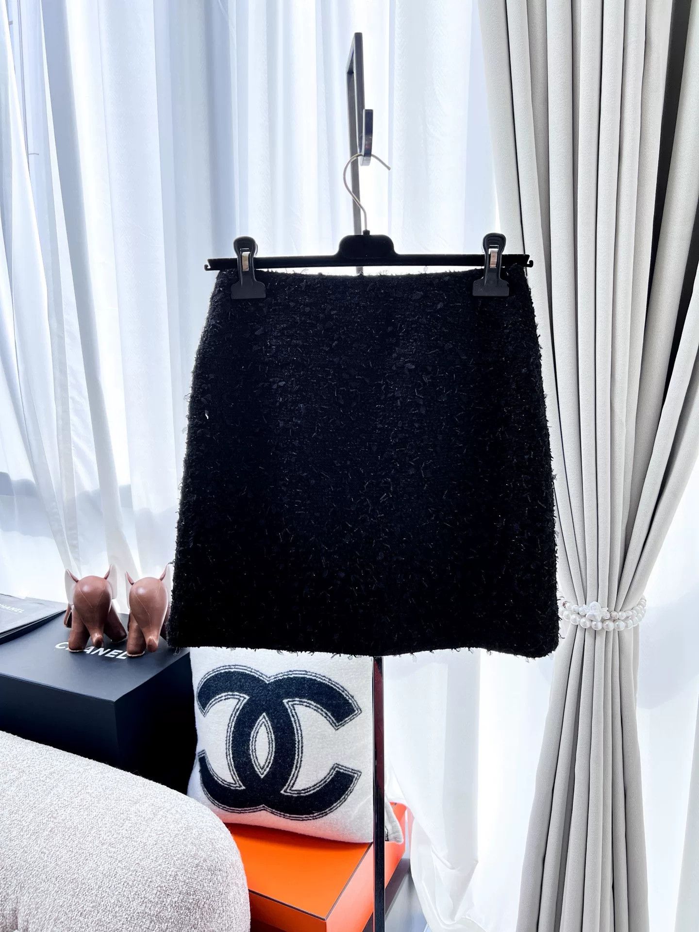 Chanel Chanel Sequin Tweed Double-Breasted Skirt Size US 34 / EU 50 - 3 Thumbnail