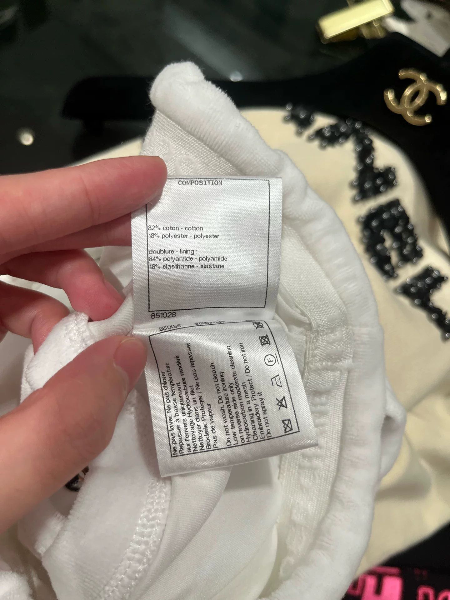 Chanel Chanel 22s Sequin Letter White Tank Top Size US XS / EU 42 / 0 - 5 Thumbnail