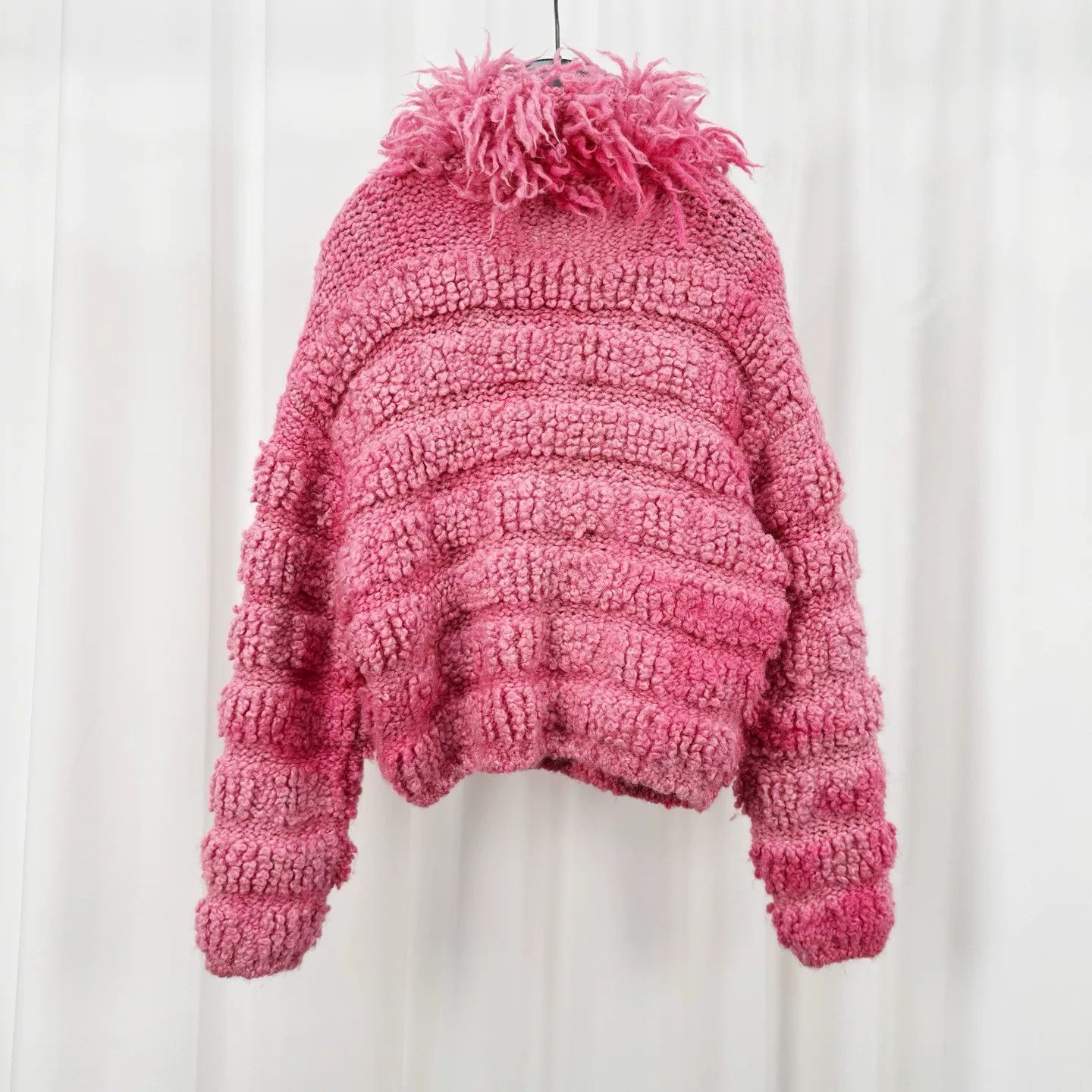 Chanel pink flamingo teddy knit jacket by chanel Size US M / EU 48-50 / 2 - 2 Thumbnail