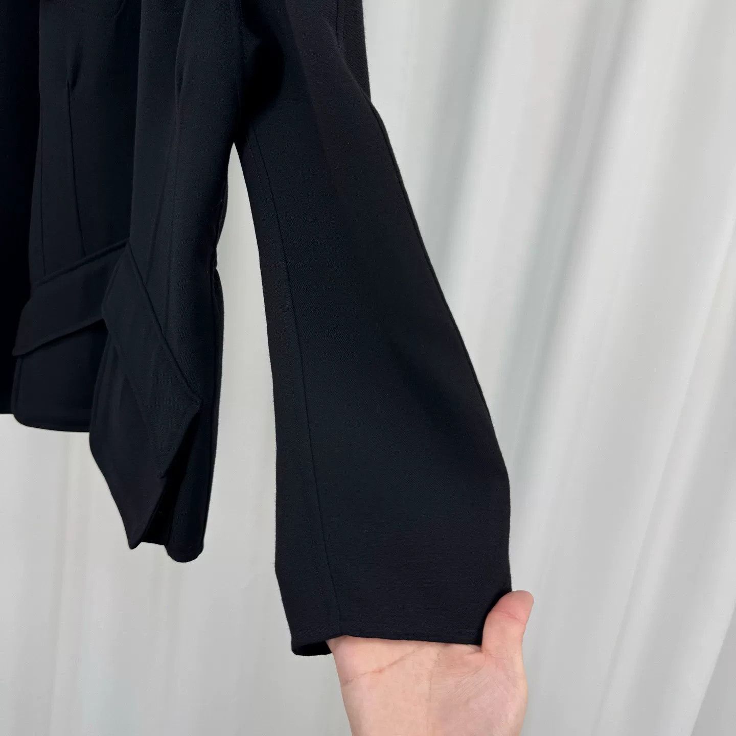 Hermes hermes black cashmere zip-up coat Size US M / EU 48-50 / 2 - 4 Thumbnail