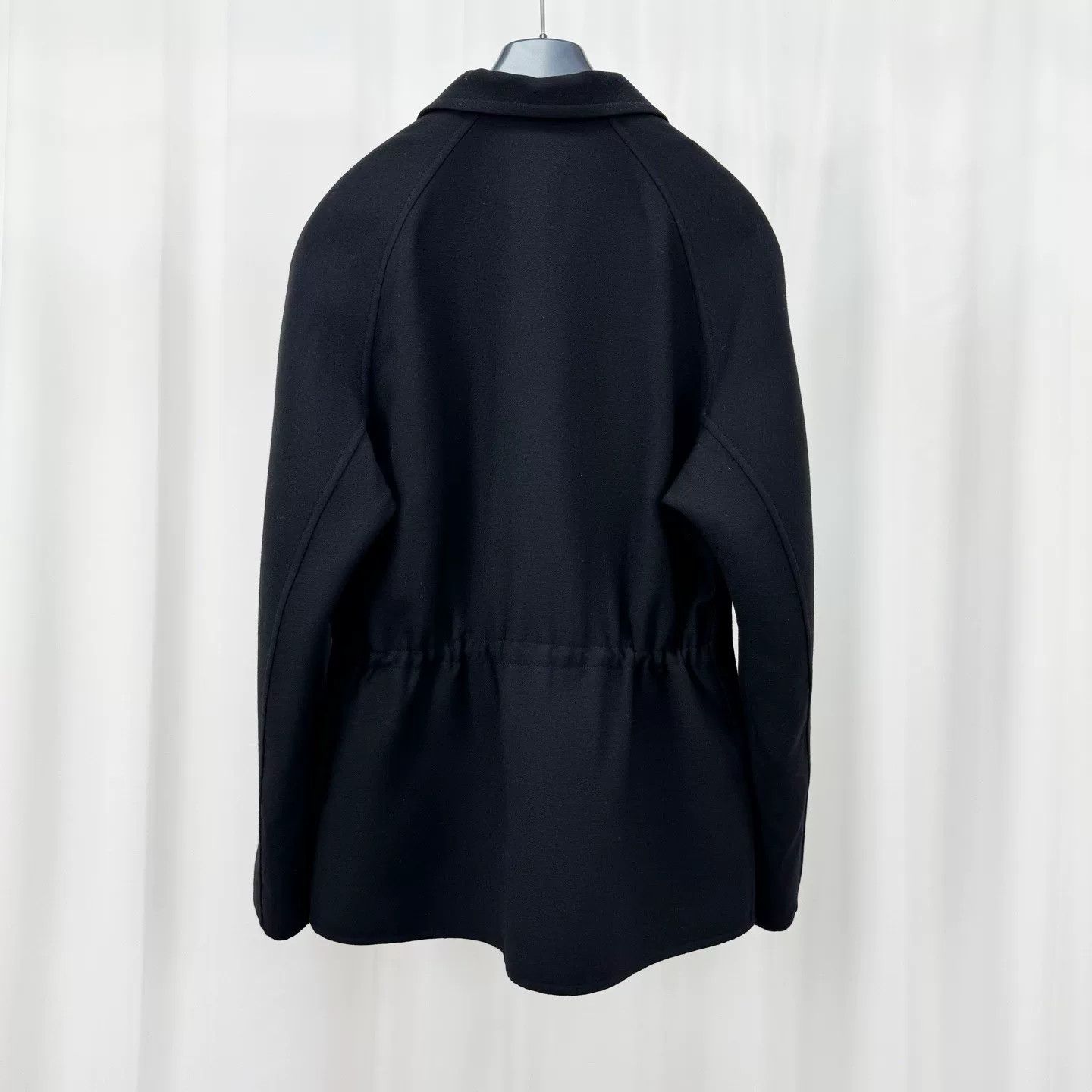 Hermes hermes black cashmere zip-up coat Size US M / EU 48-50 / 2 - 2 Thumbnail