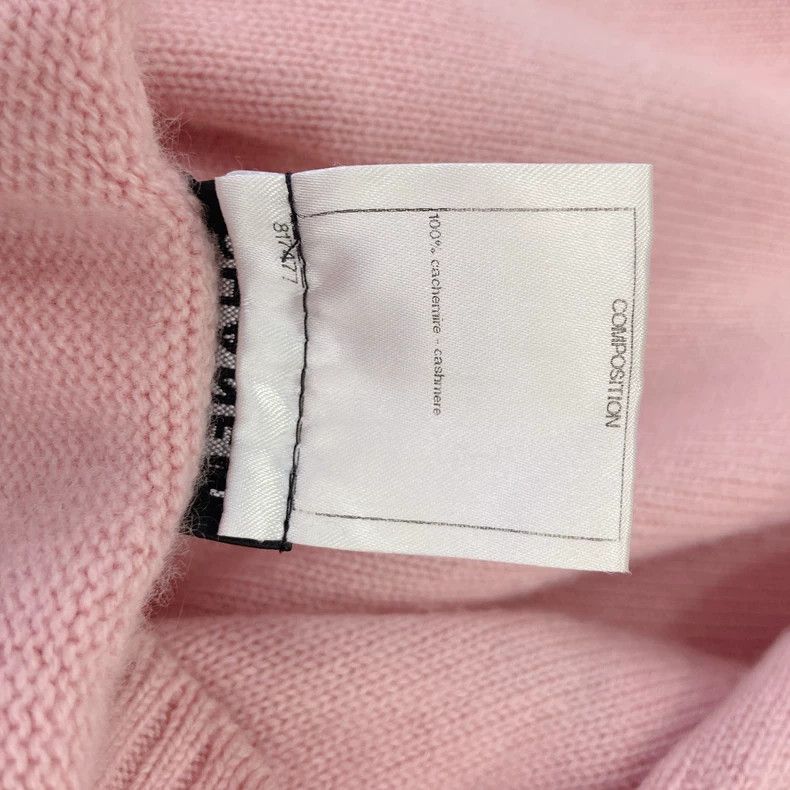 Chanel Chanel Pink Cashmere Knit Sweater 34 Size US XS / EU 42 / 0 - 7 Thumbnail