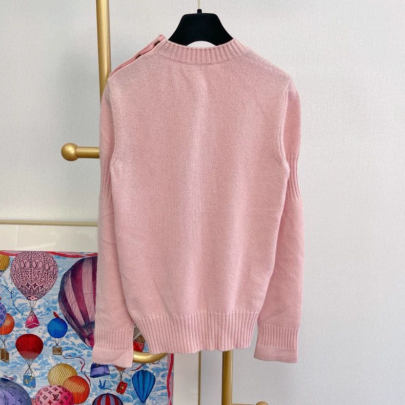 Chanel Chanel Pink Cashmere Knit Sweater 34 Size US XS / EU 42 / 0 - 2 Thumbnail
