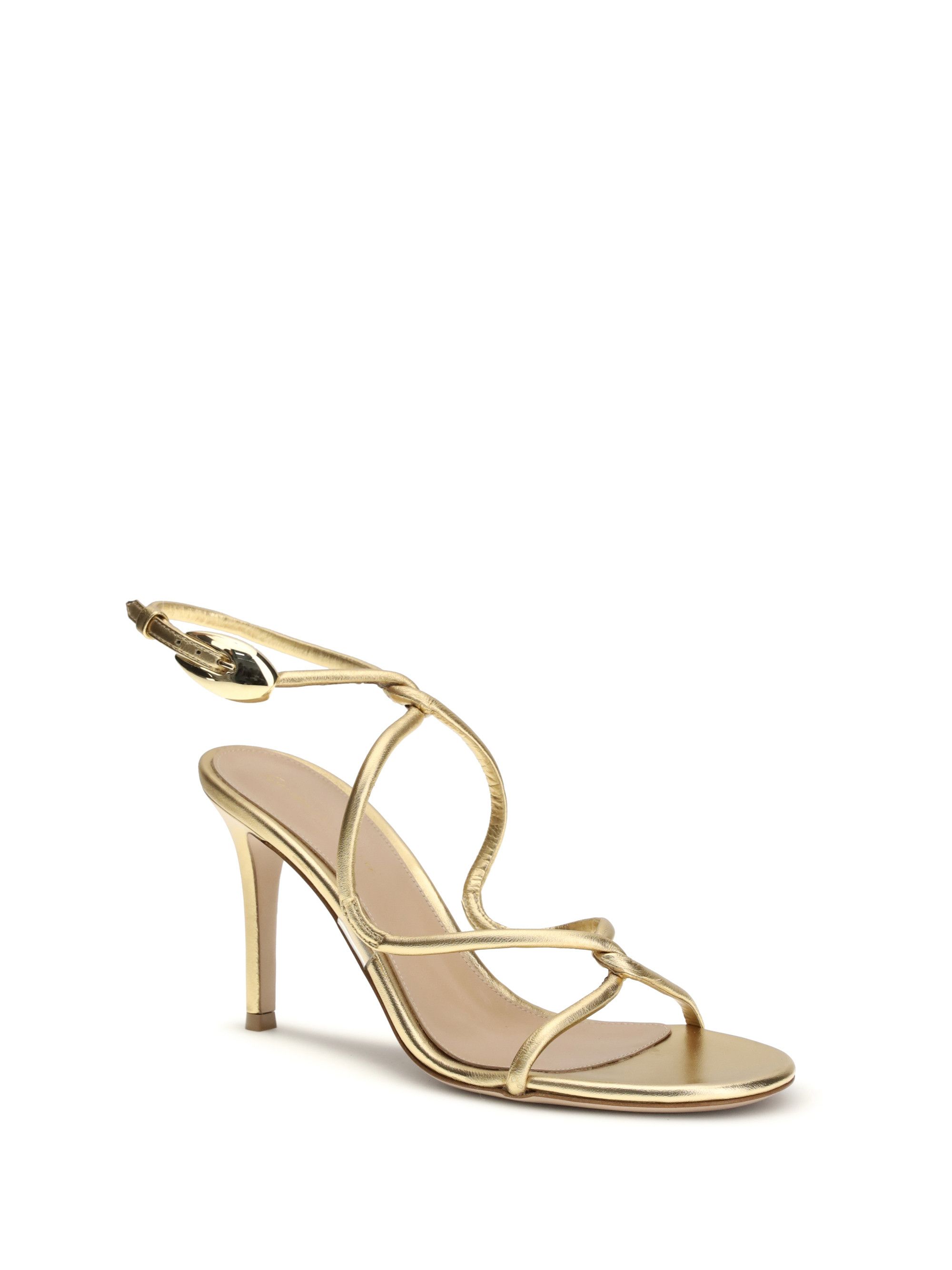 Gianvito Rossi Jungle Mamba metallic leather Sandals Size US 6.5 / IT 36.5 - 2 Thumbnail
