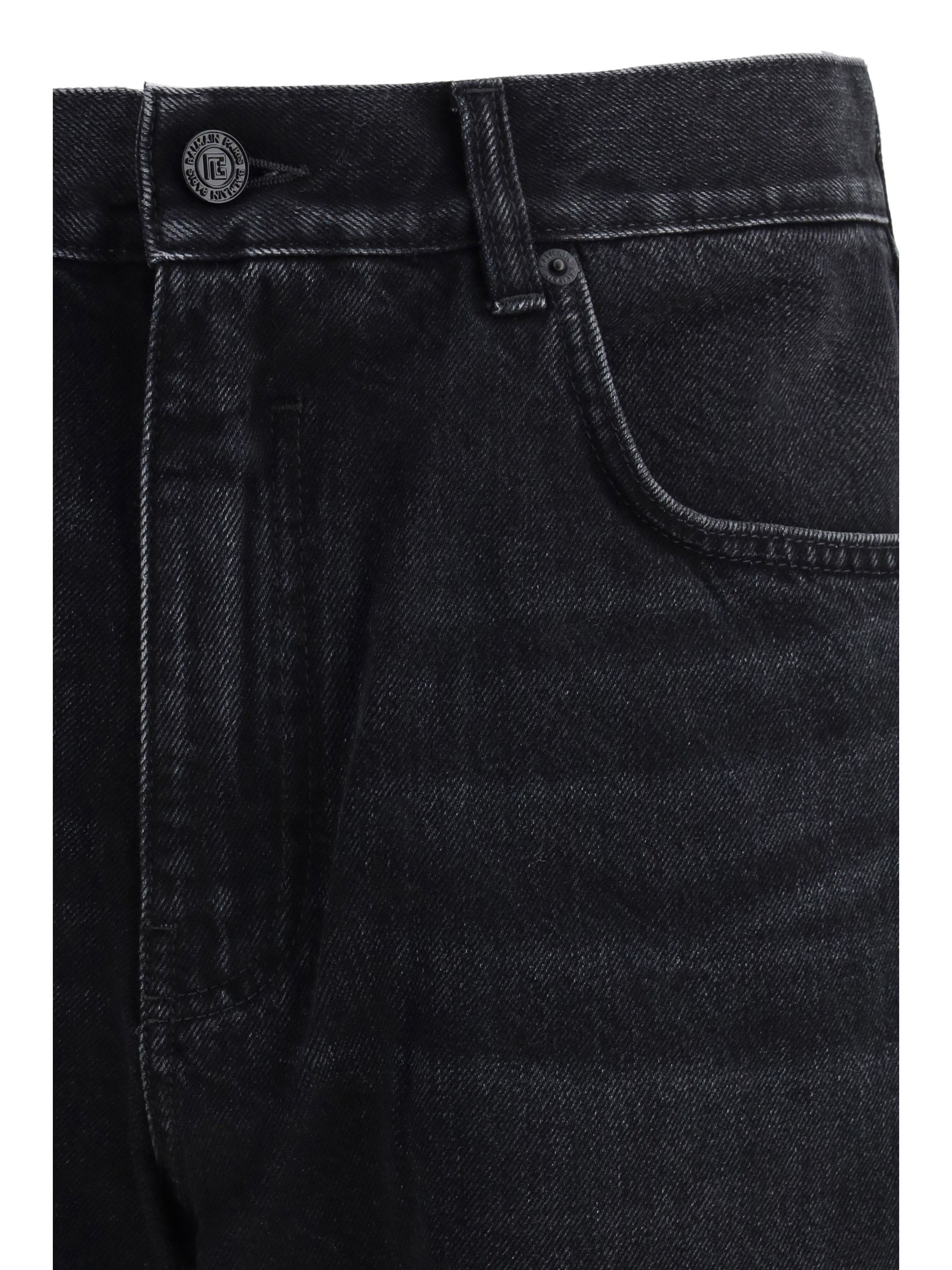 Balmain Loose-fit denim Jeans Size US 31 - 3 Thumbnail