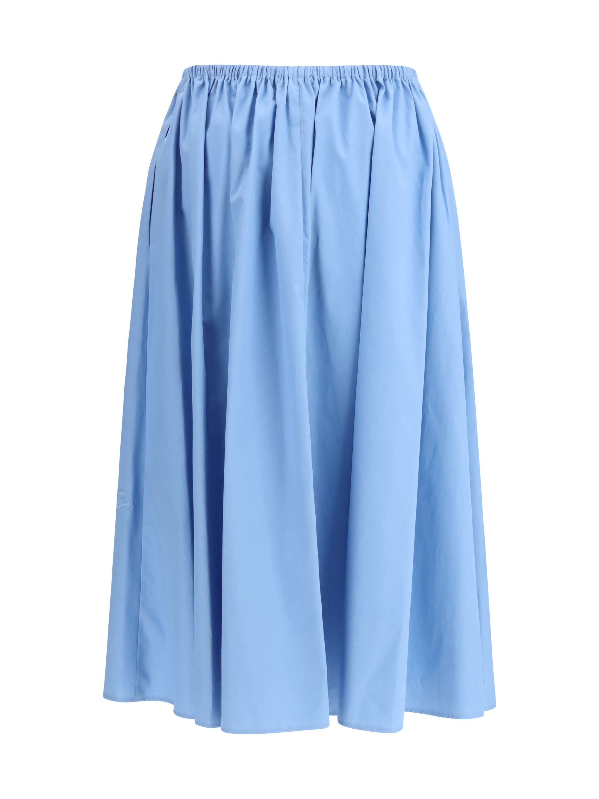 Marni Poplin Drawstring Skirt Size 30" / US 8 / IT 44 - 2 Thumbnail