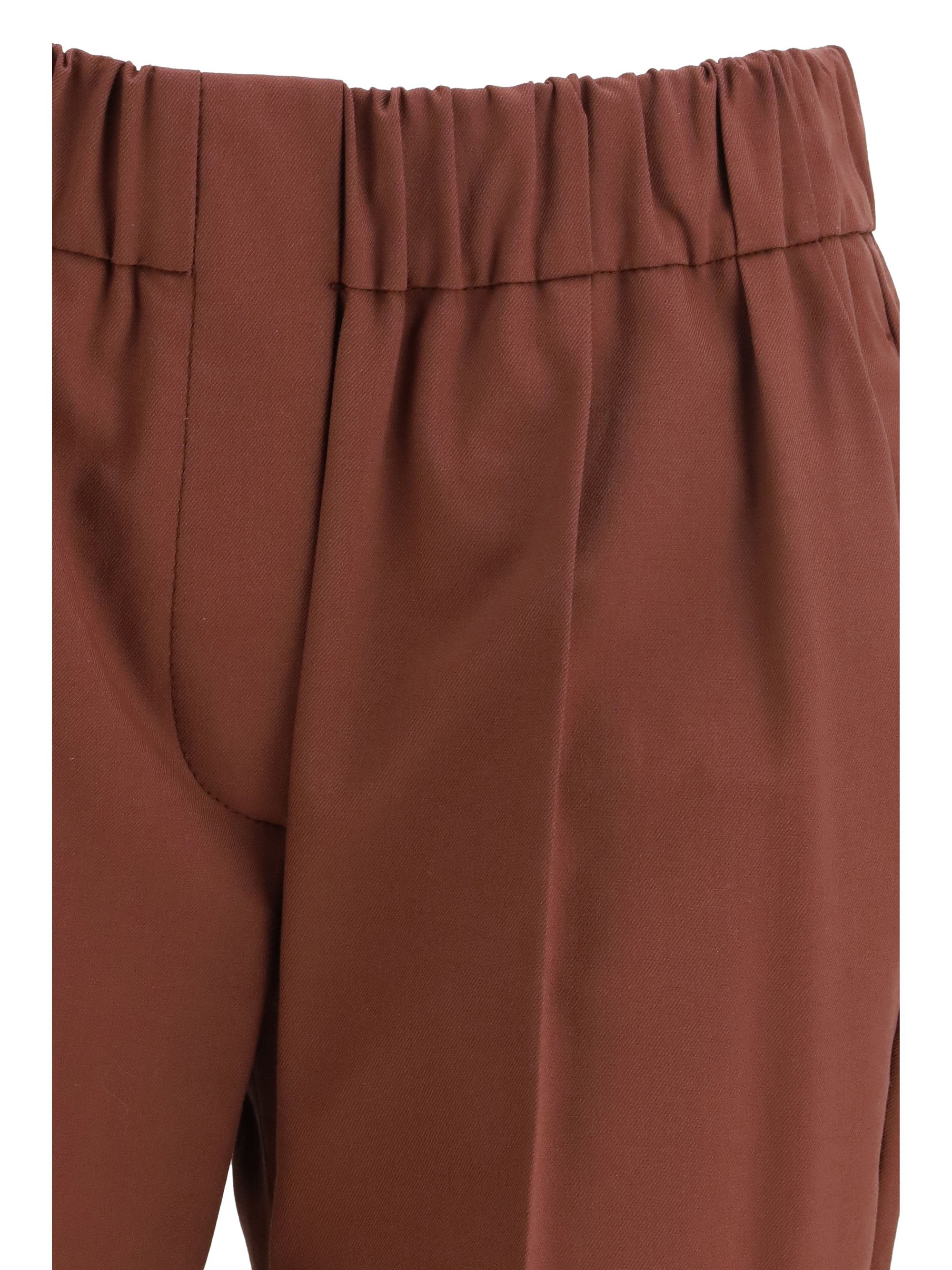 Brunello Cucinelli Cotton Trousers Size 28" / US 6 / IT 42 - 3 Thumbnail