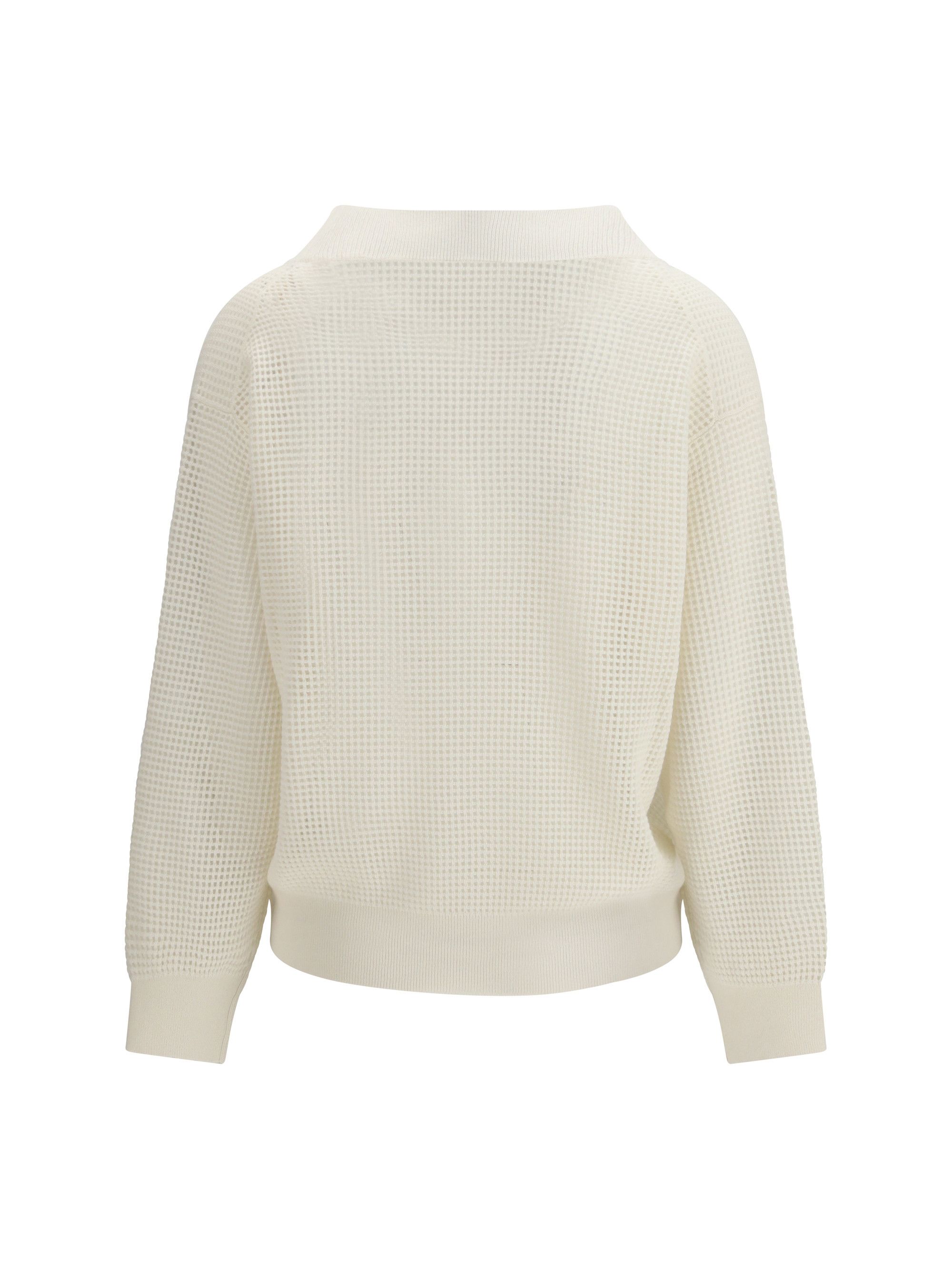 Brunello Cucinelli Cashmere net Sweater Size L / US 10 / IT 46 - 2 Thumbnail