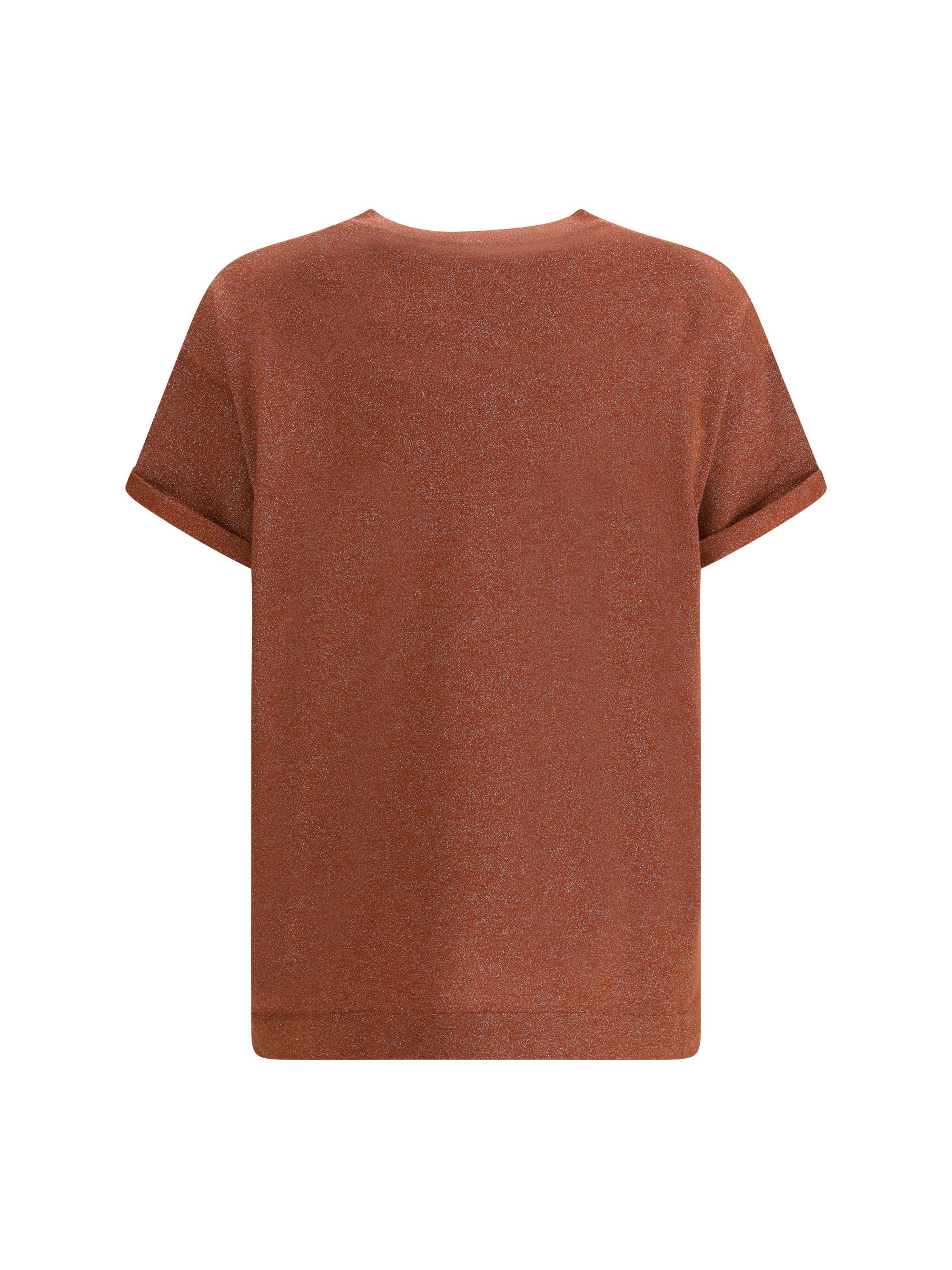 Brunello Cucinelli cashmere glitter T-shirt Size L / US 10 / IT 46 - 2 Thumbnail