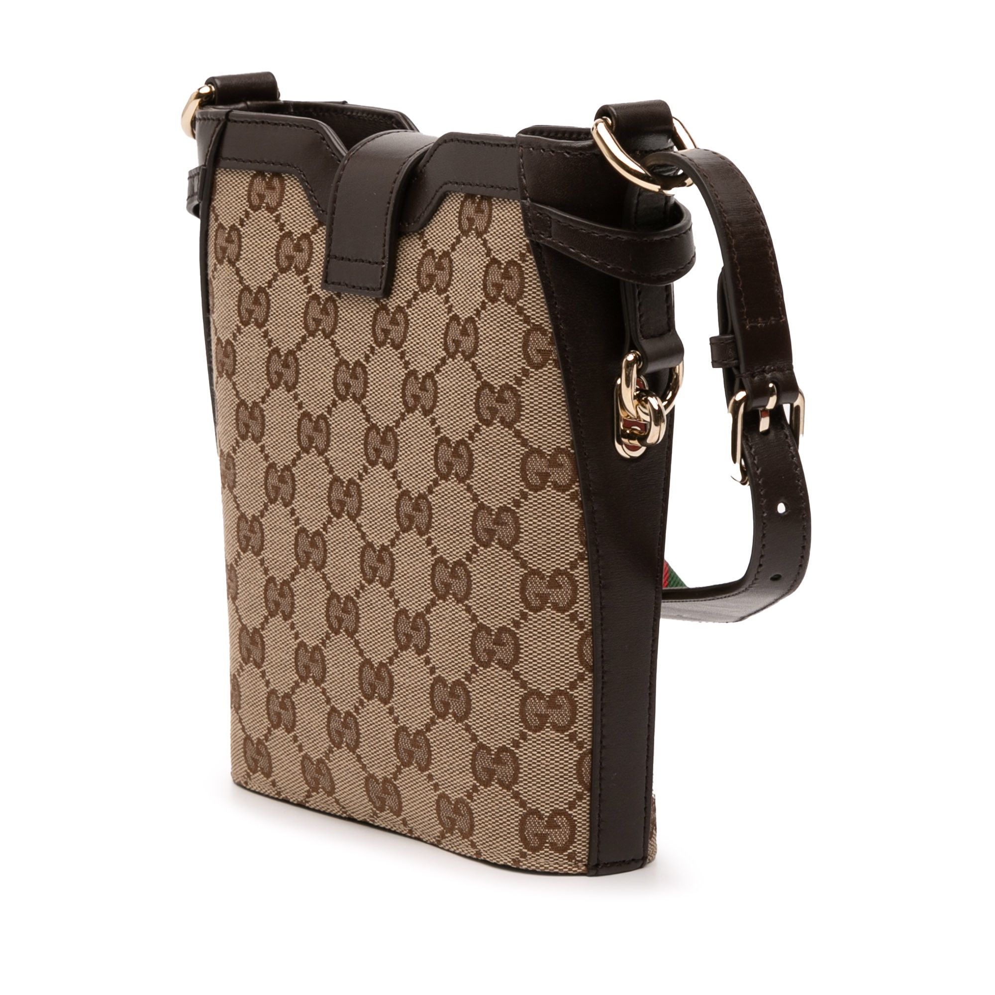 Gucci Gucci Mini GG Canvas Web Bucket Bag Size ONE SIZE - 2 Thumbnail