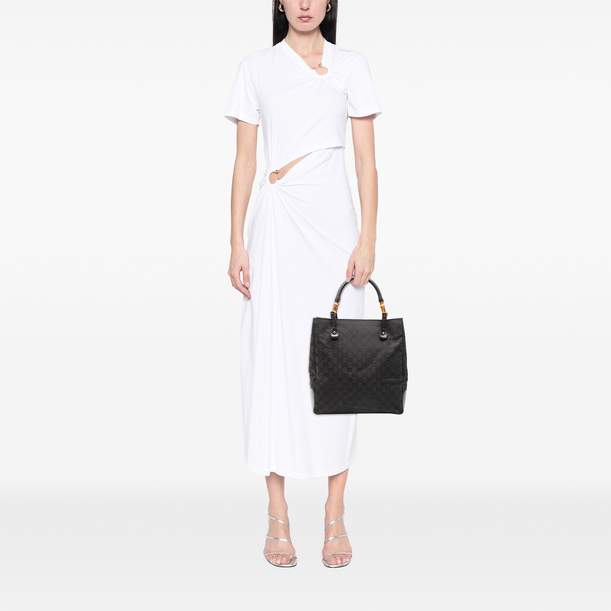 Gucci Gucci GG Canvas Bamboo Tote Size ONE SIZE - 7 Thumbnail