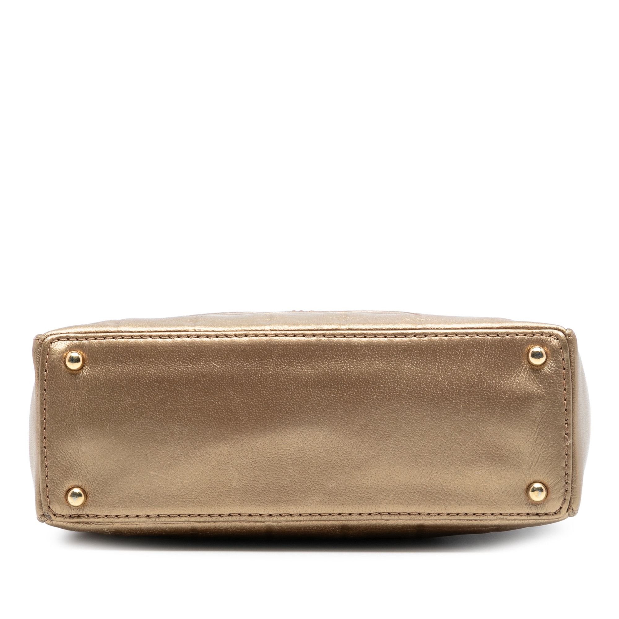 Chanel Chanel CC Chocolate Bar Metallic Lambskin Shoulder Bag Size ONE SIZE - 3 Thumbnail