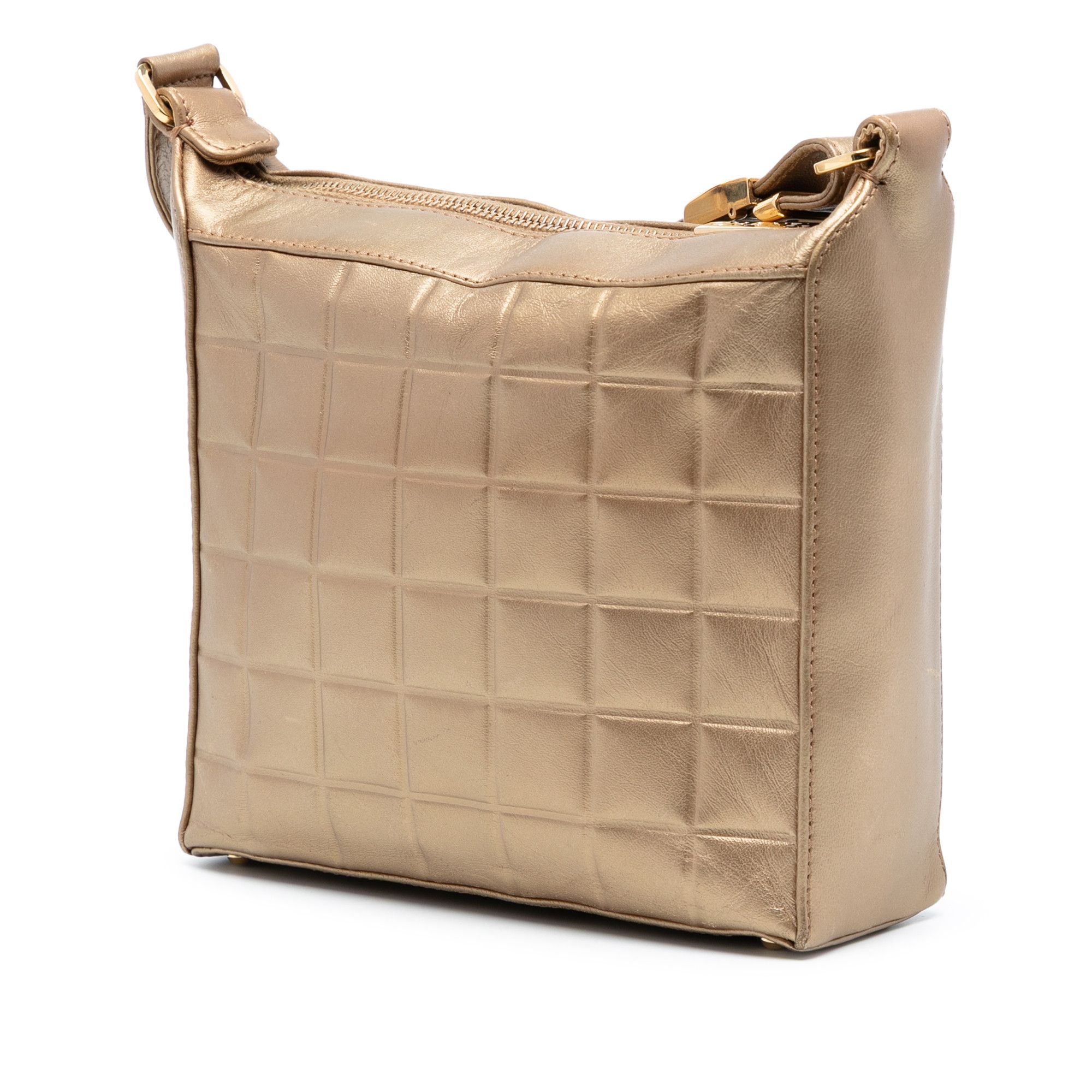 Chanel Chanel CC Chocolate Bar Metallic Lambskin Shoulder Bag Size ONE SIZE - 2 Thumbnail