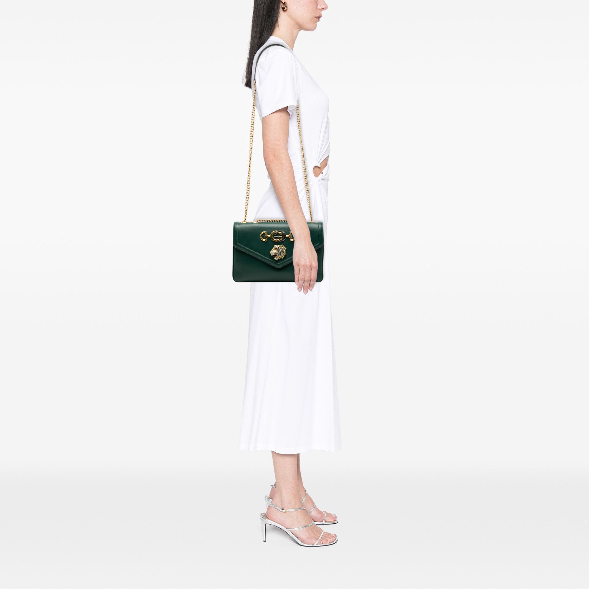 Gucci Gucci Medium Leather Rajah Crossbody Size ONE SIZE - 7 Thumbnail
